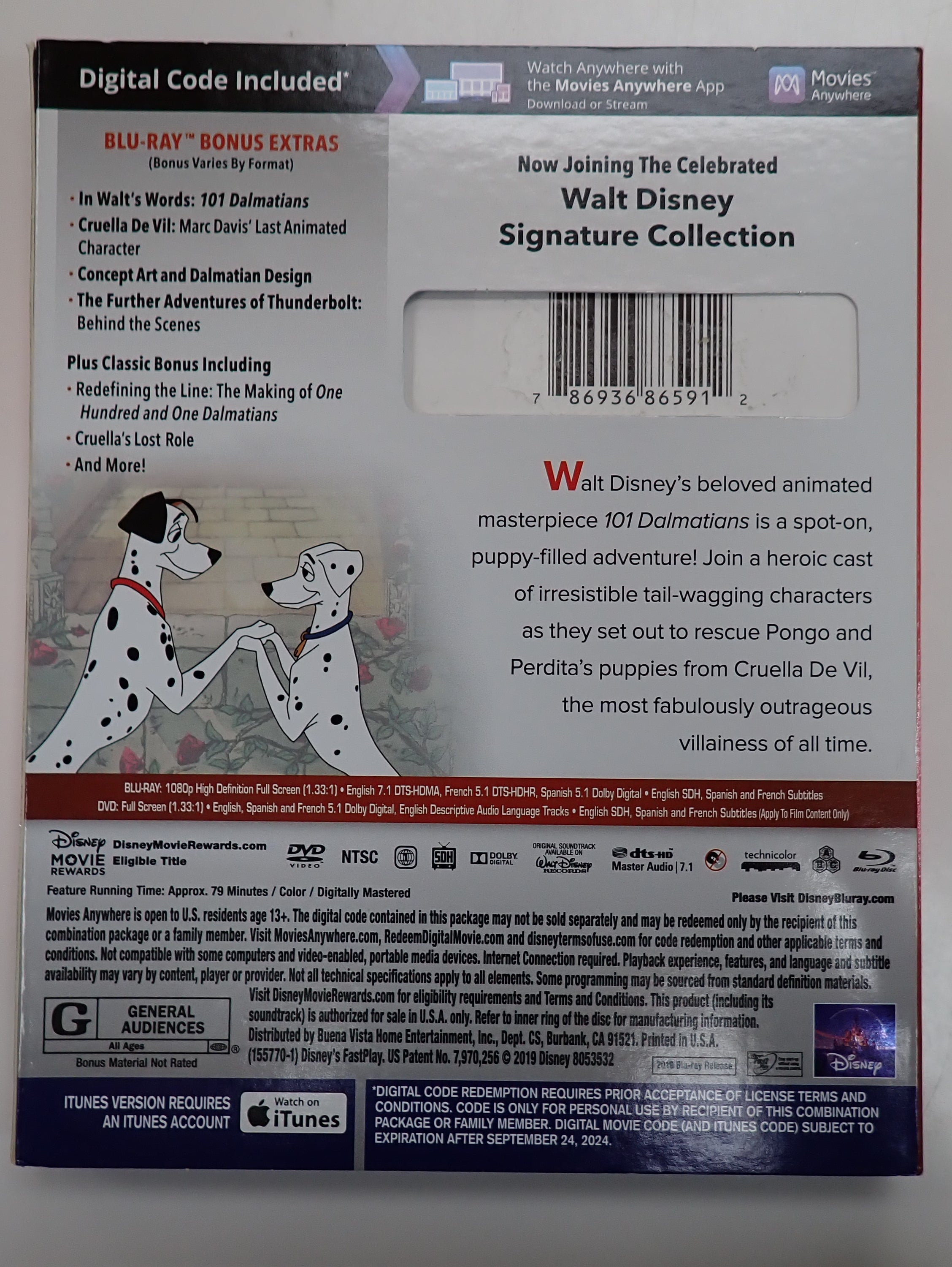 101 Dalmatians Multi-Screen Edition - Blu-ray & DVD