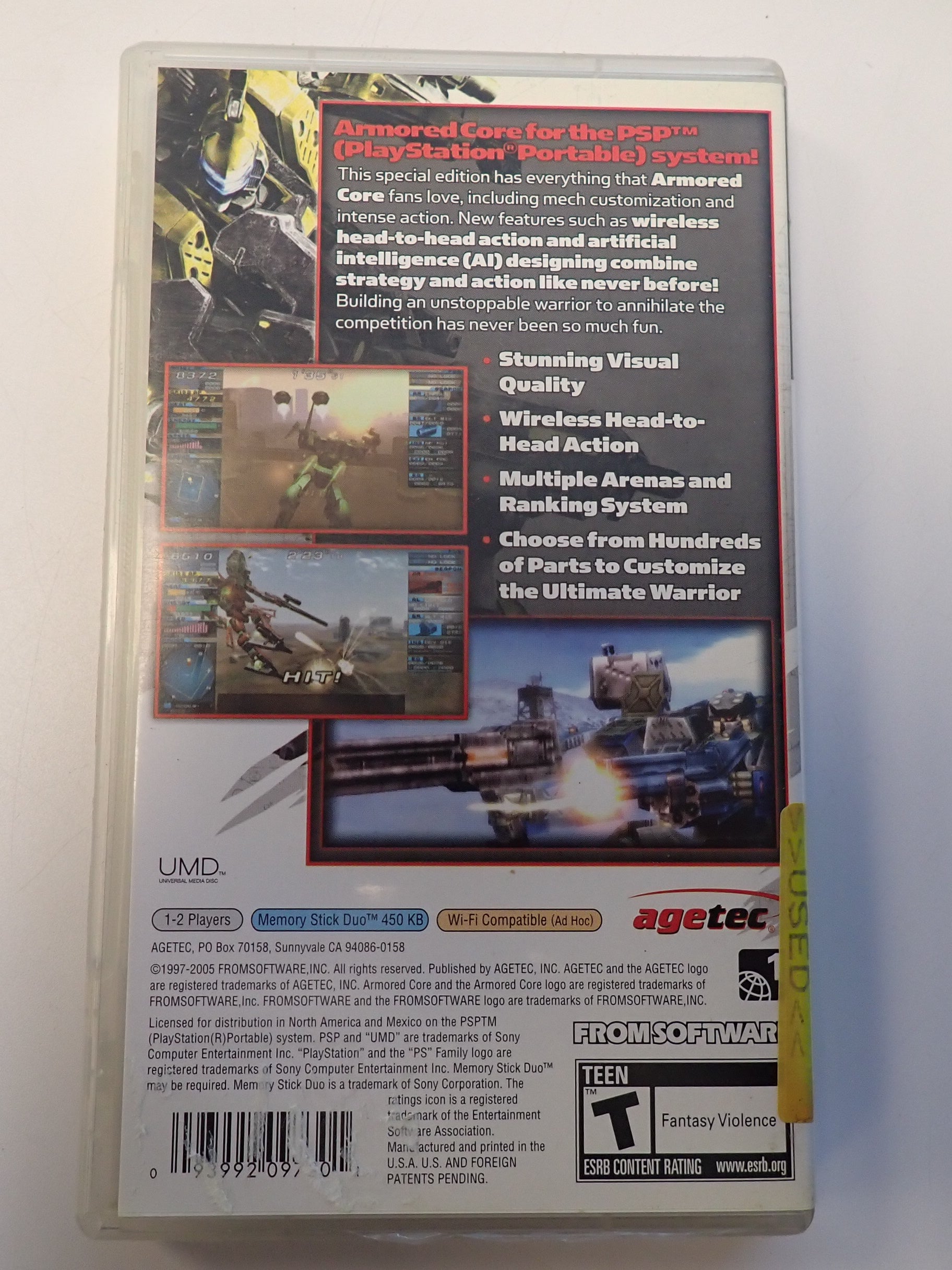 Armored Core Formula Front: Extreme Battle - PSP [Pre-Owned]
