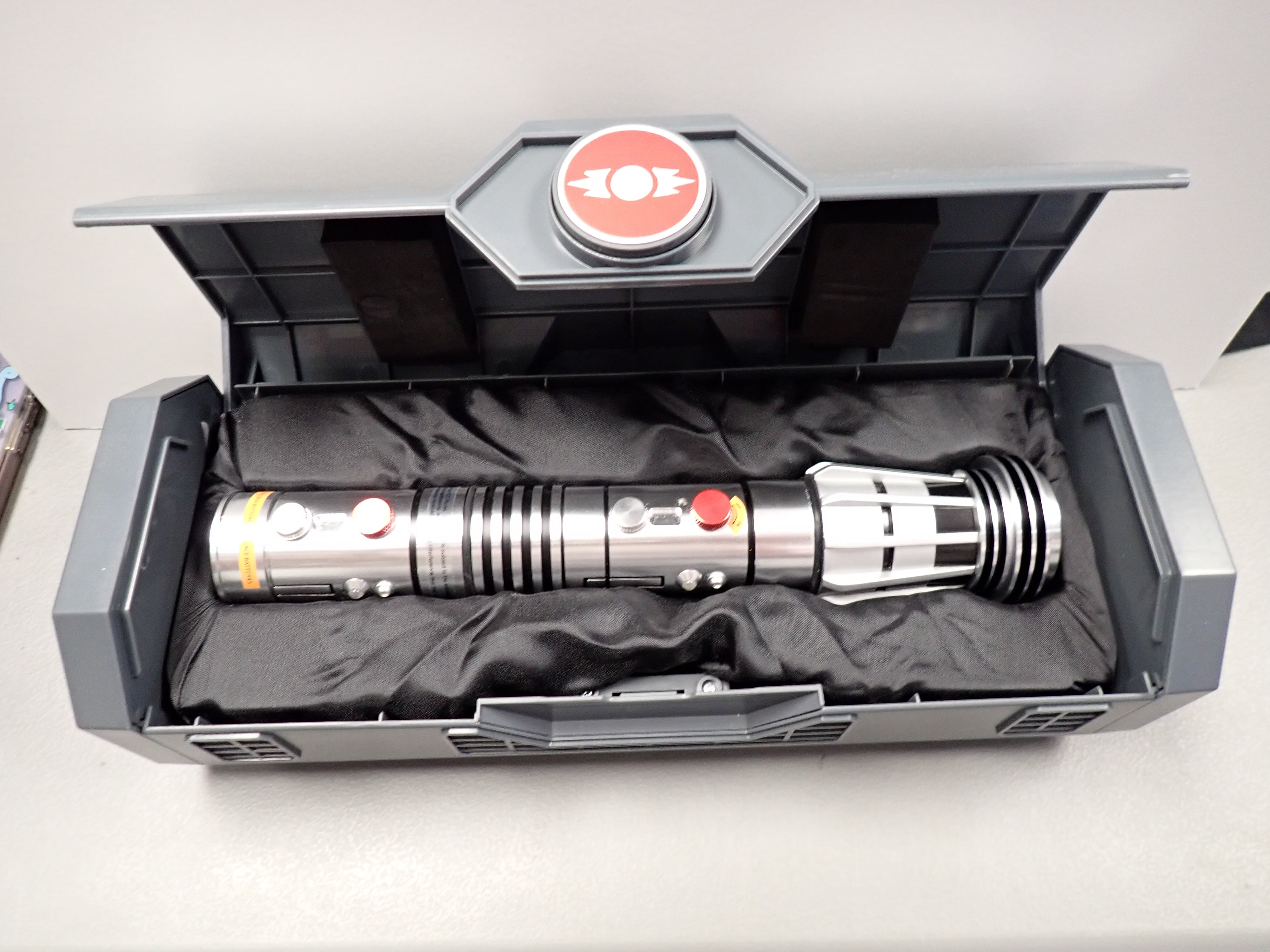 Darth Maul Lightsaber Hilt + Box: Star Wars Galaxy's Edge