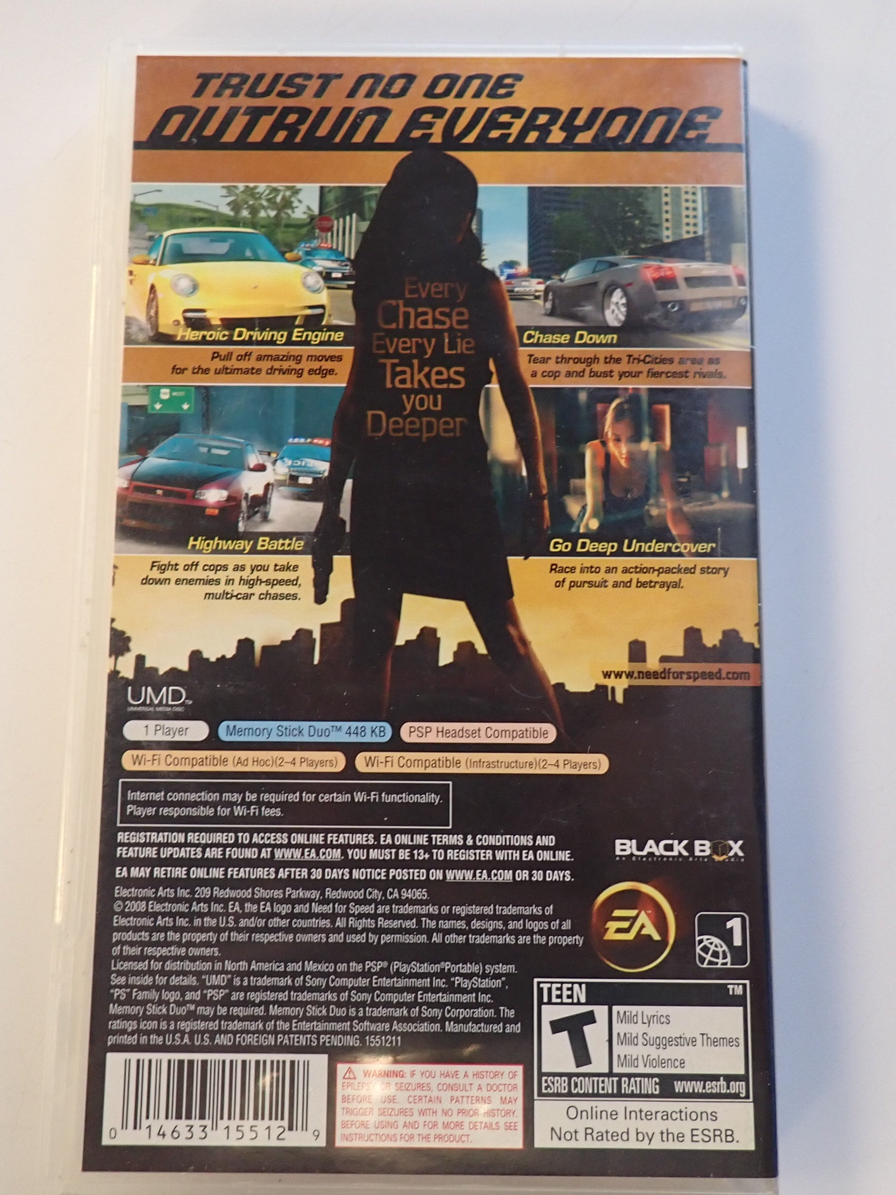 Need for Speed Undercover - PSP [Pre-Owned]