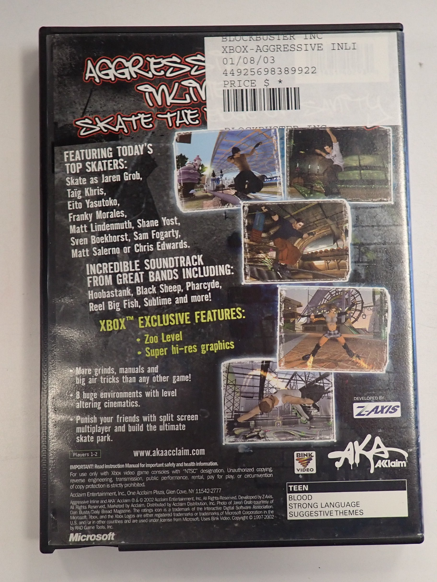 Aggressive Inline - Xbox [Pre-Owned]