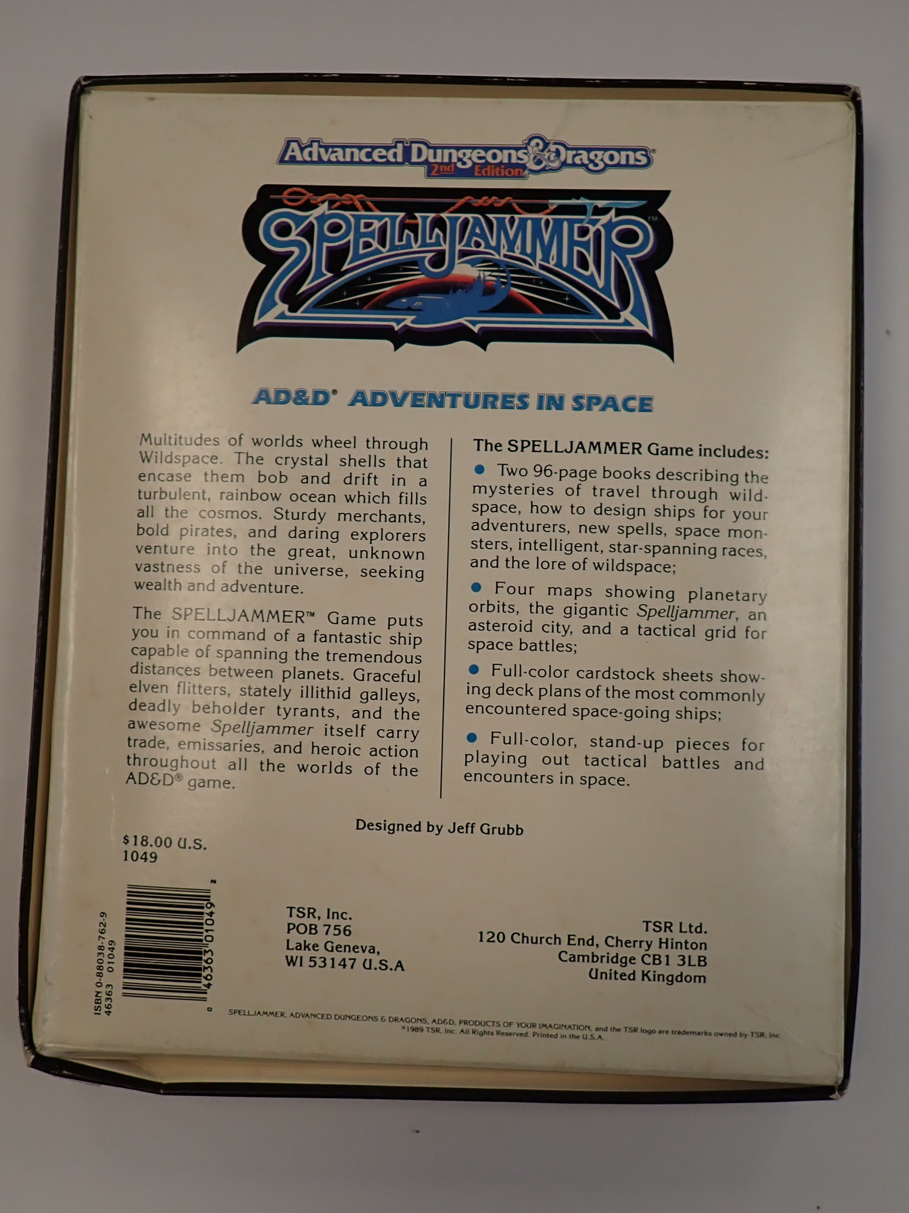 Spelljammer Adventures in Space Boxed Set - AD&D 2nd Edition [Pre-Owned]
