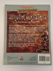 Forgotten Realms Heroes Lorebook - AD&D 2nd Edition (Pre-Owned)