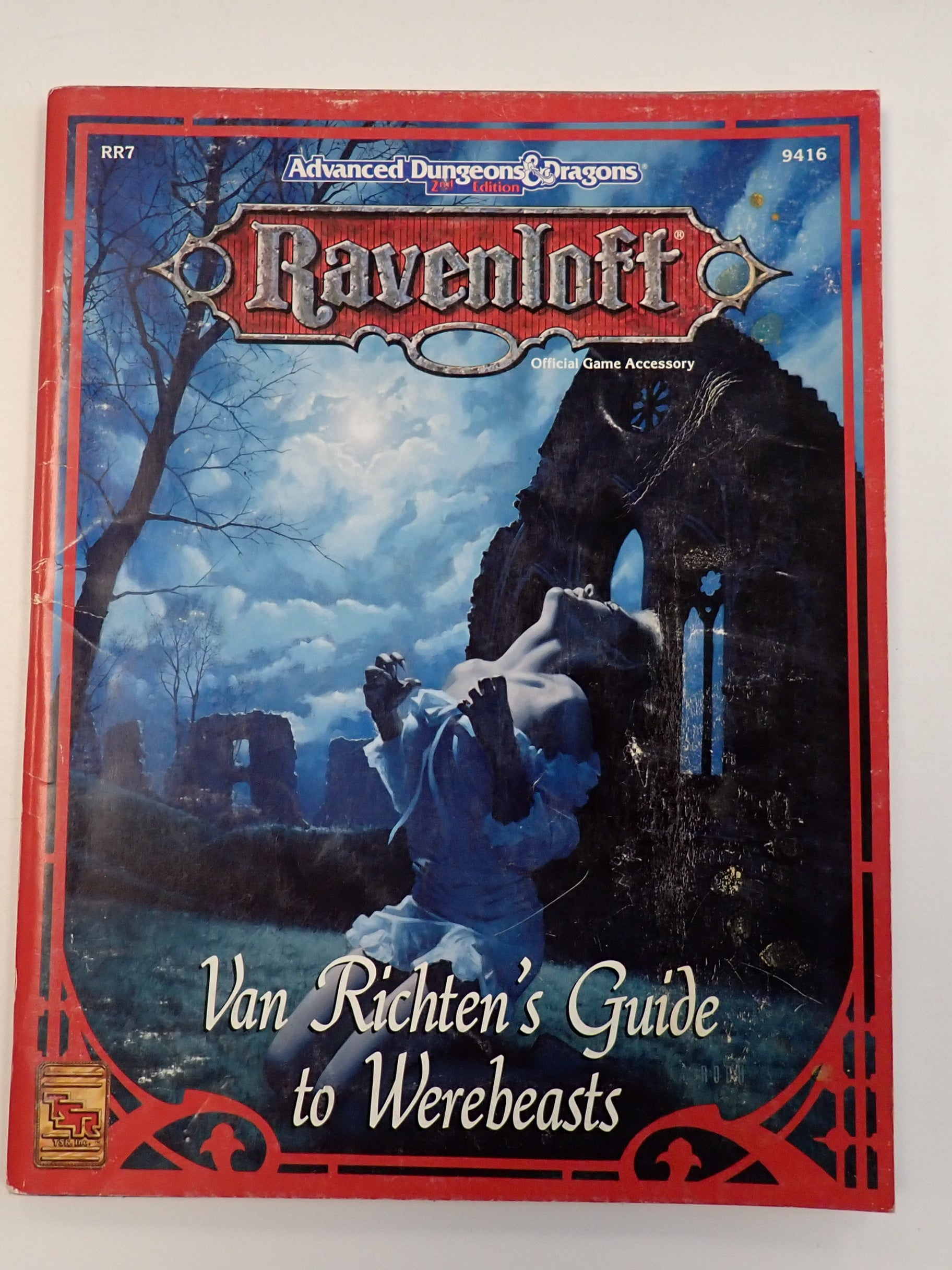 Ravenloft Van Richten's Guide to Werebeasts - AD&D 2nd Edition (Pre-Owned)