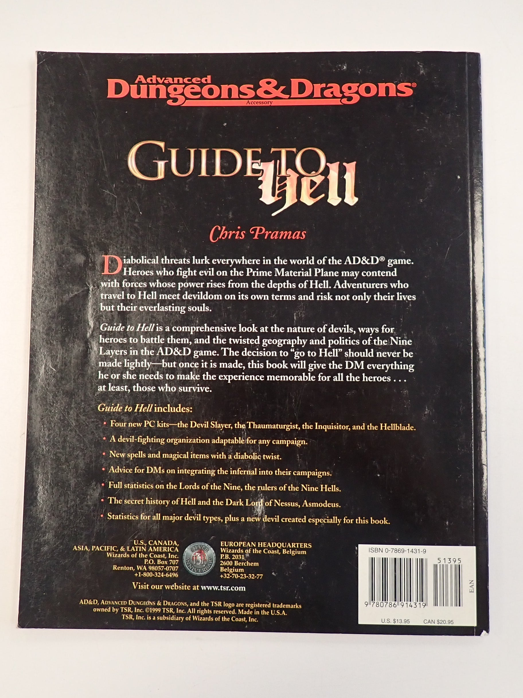 Guide to Hell - AD&D 2nd Edition (Pre-Owned)