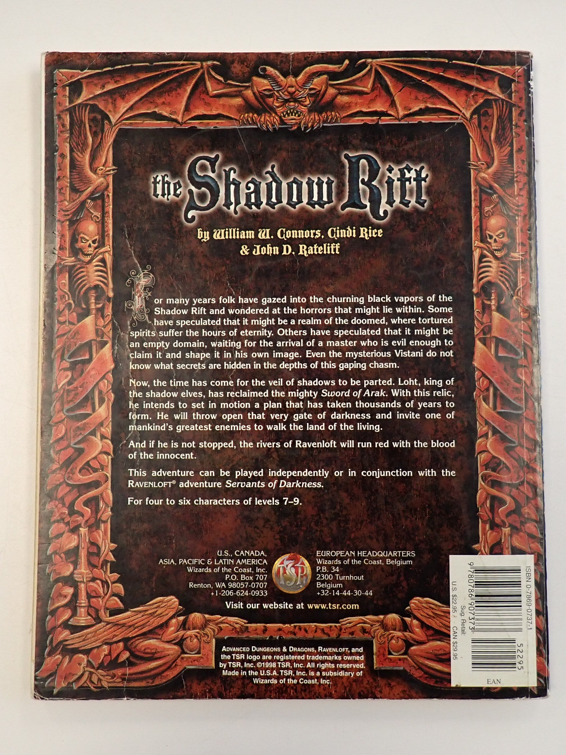 Ravenloft the Shadow Rift - AD&D 2nd Edition (Pre-Owned)