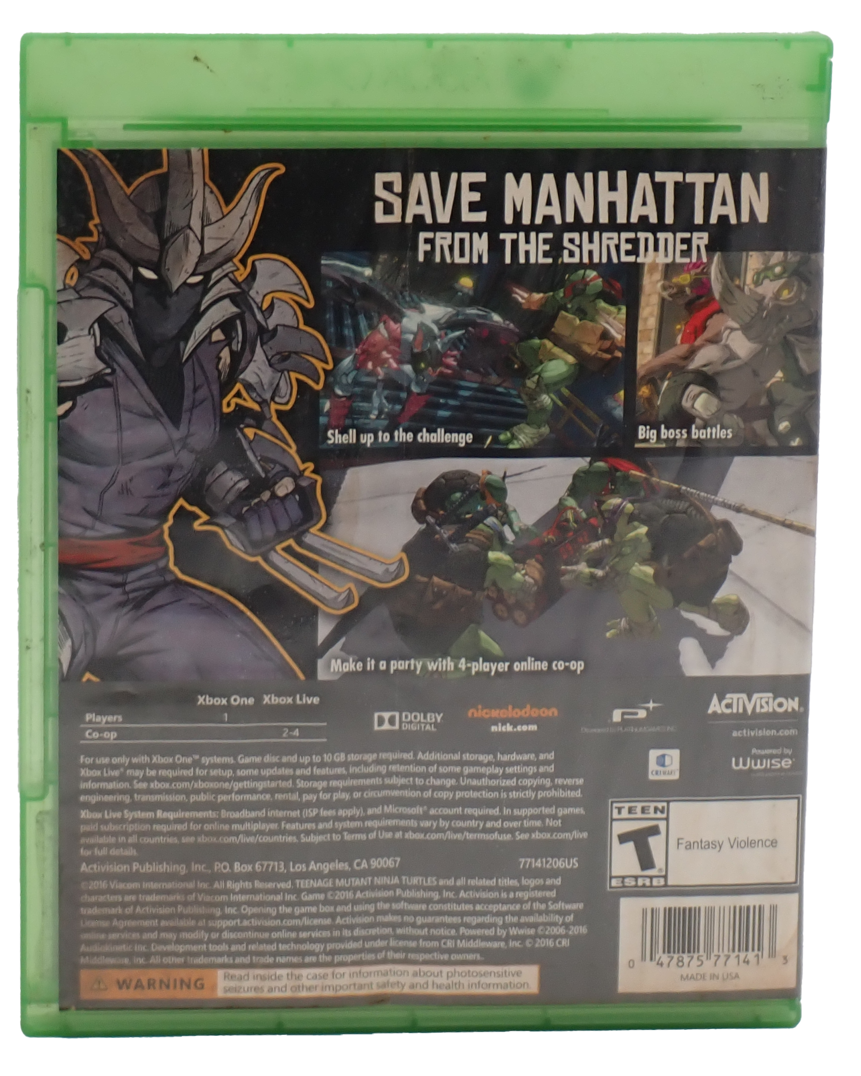 TMNT Mutants in Manhattan - Xbox One