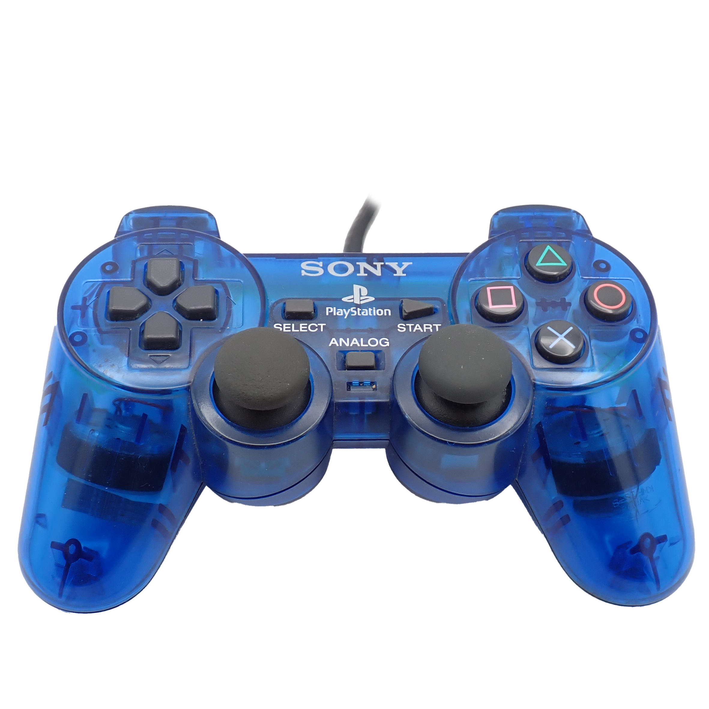 PlayStation 2 Controller - Clear Blue