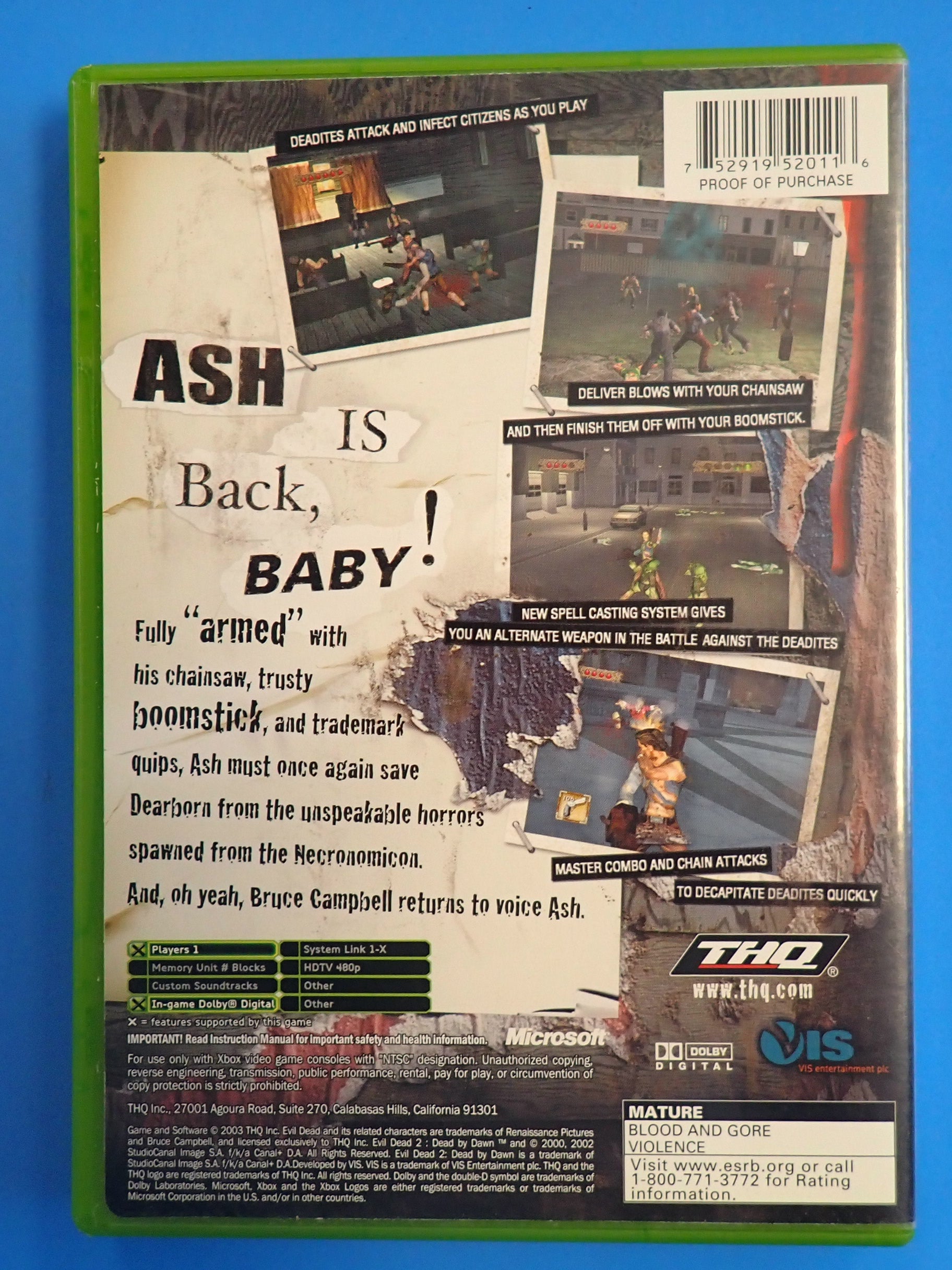 Evil Dead A Fistful of Boomstick - Xbox [Pre-Owned]