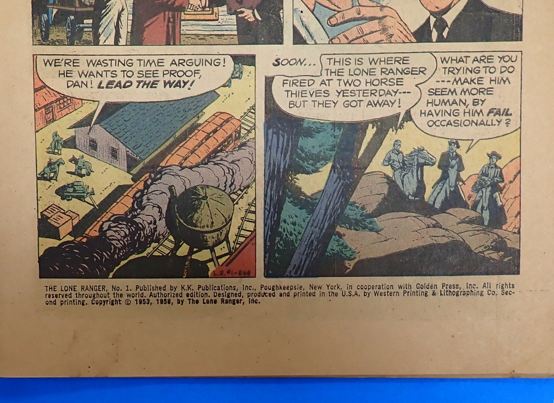The Lone Ranger #1 (1958) - GD+ (2.5) - Golden Western