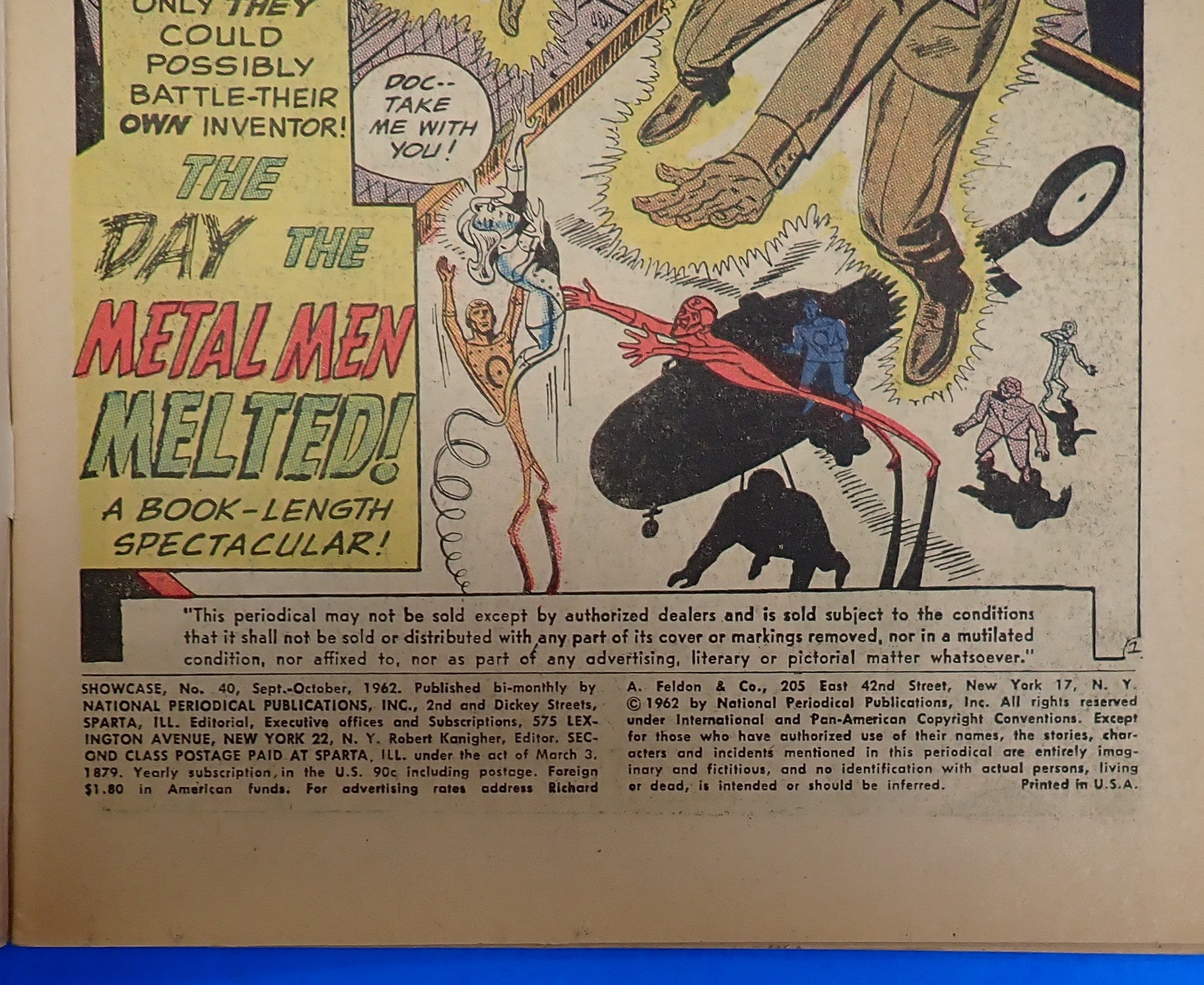 Showcase #40 (1962) - VF- (7.5) - 2nd App. Chemo