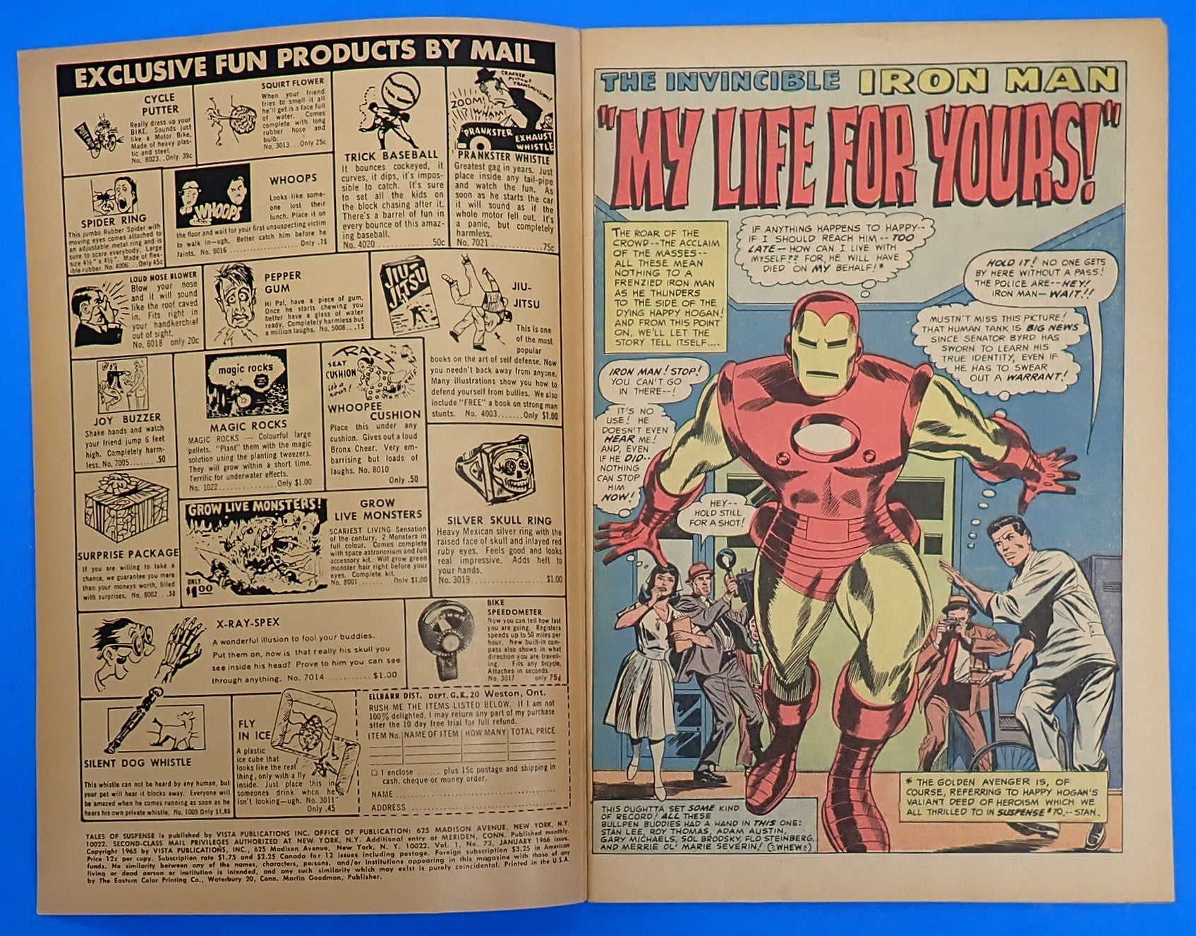 Tales of Suspense #73 (1966) - VF (8.0) - Silver Age Issue