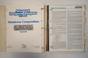 Monsterous Compendium Lot of 11 - AD&D 2nd Edition [Pre-Owned]
