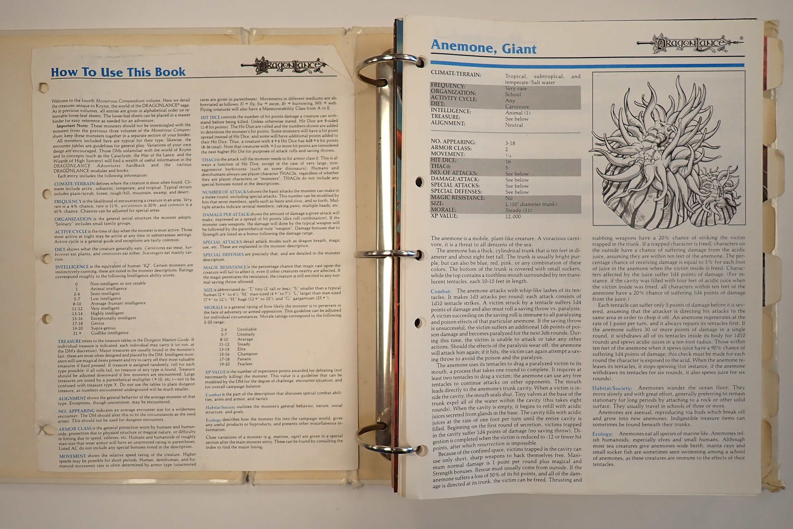 Monsterous Compendium Lot of 11 - AD&D 2nd Edition [Pre-Owned]
