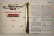 Monsterous Compendium Lot of 11 - AD&D 2nd Edition [Pre-Owned]