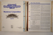 Monsterous Compendium Lot of 11 - AD&D 2nd Edition [Pre-Owned]