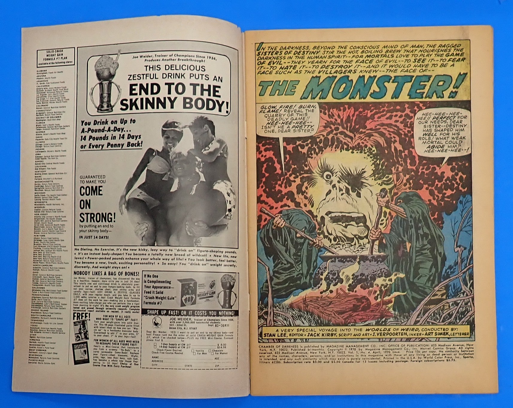 Chamber of Darkness #4 (1970) - VG/FN (5.0) - 1st App. Starr the Slayer