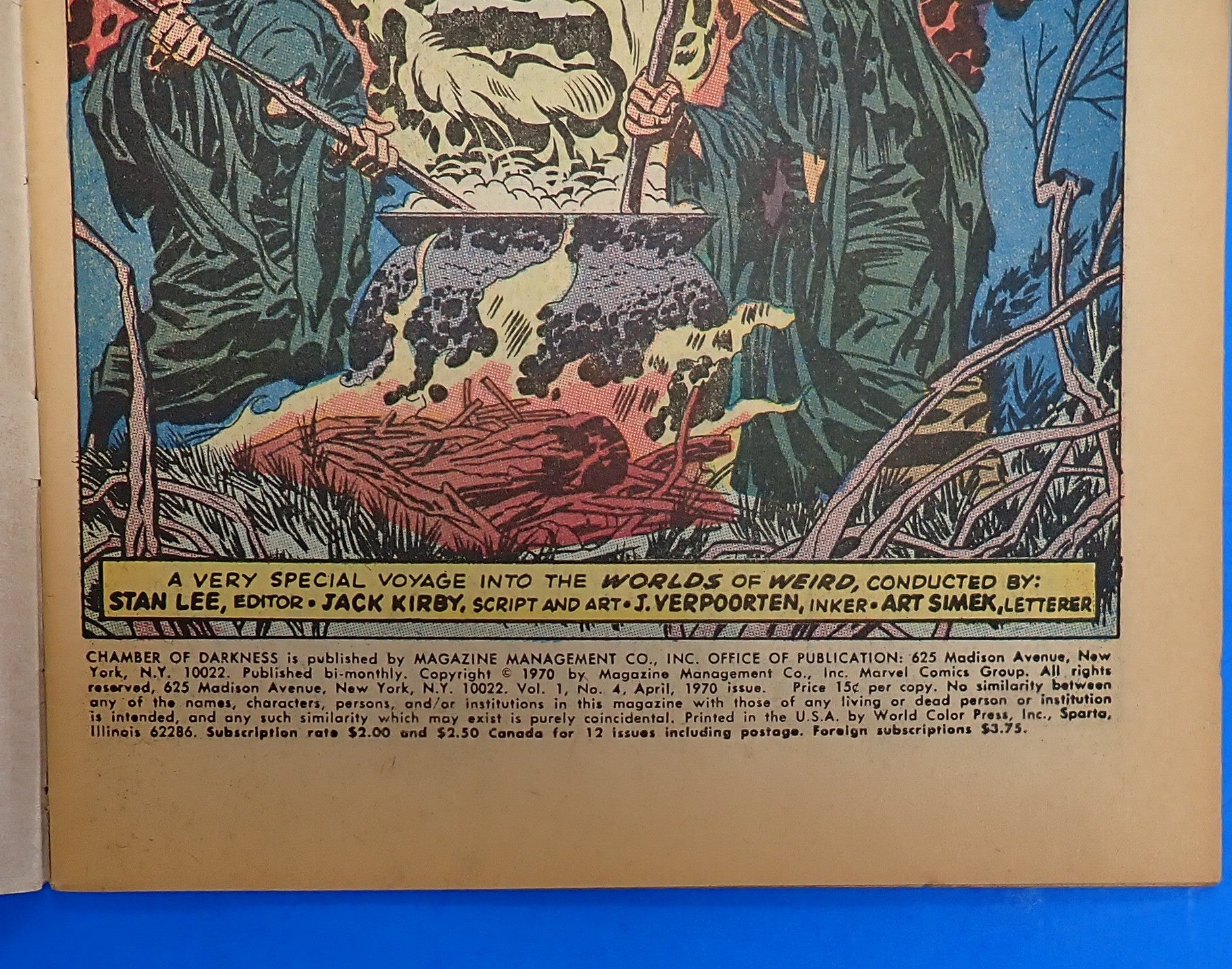 Chamber of Darkness #4 (1970) - VG/FN (5.0) - 1st App. Starr the Slayer