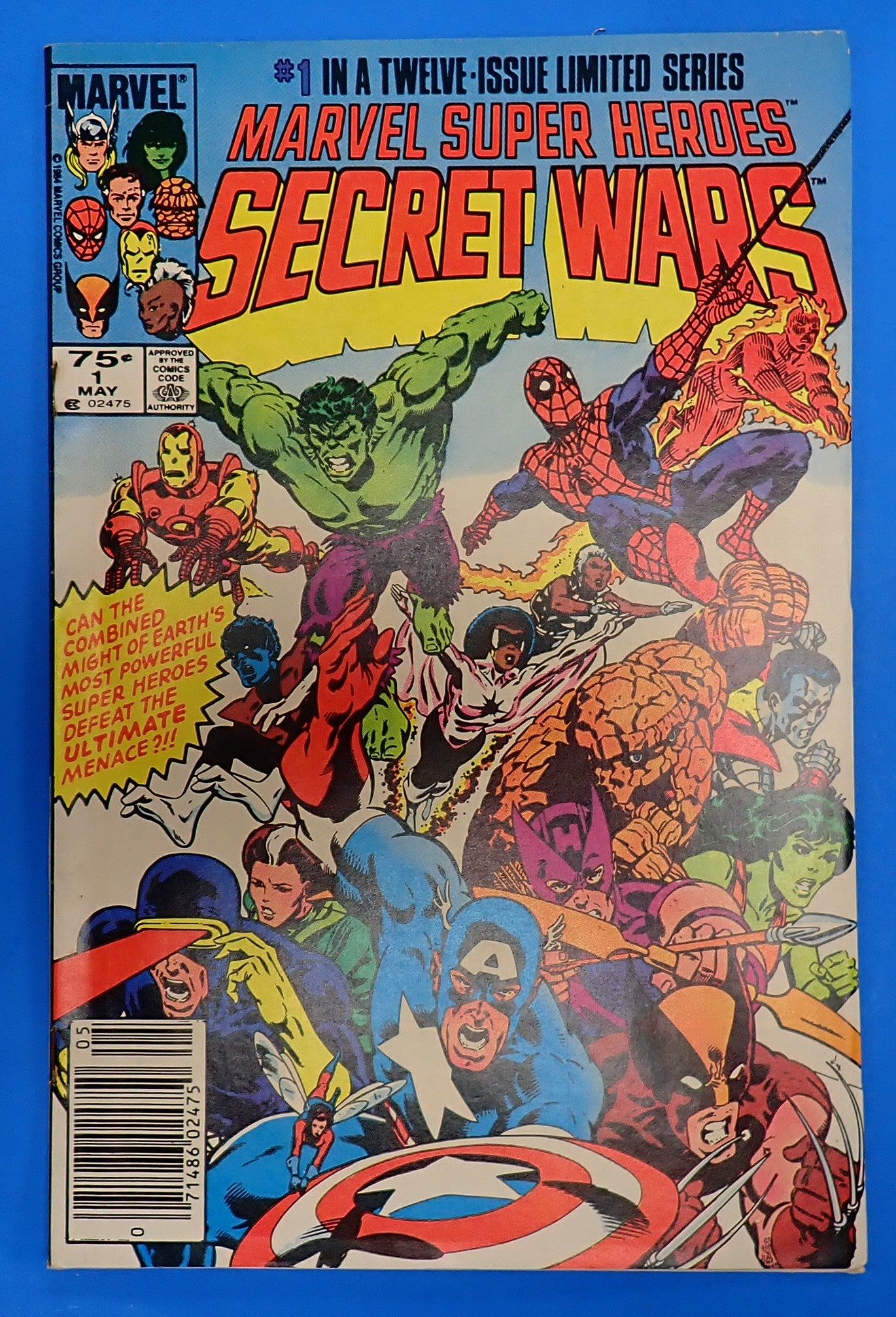 Secret Wars #1 (1962) - VG+ (4.5) - 1st Cameo App. Beyonder