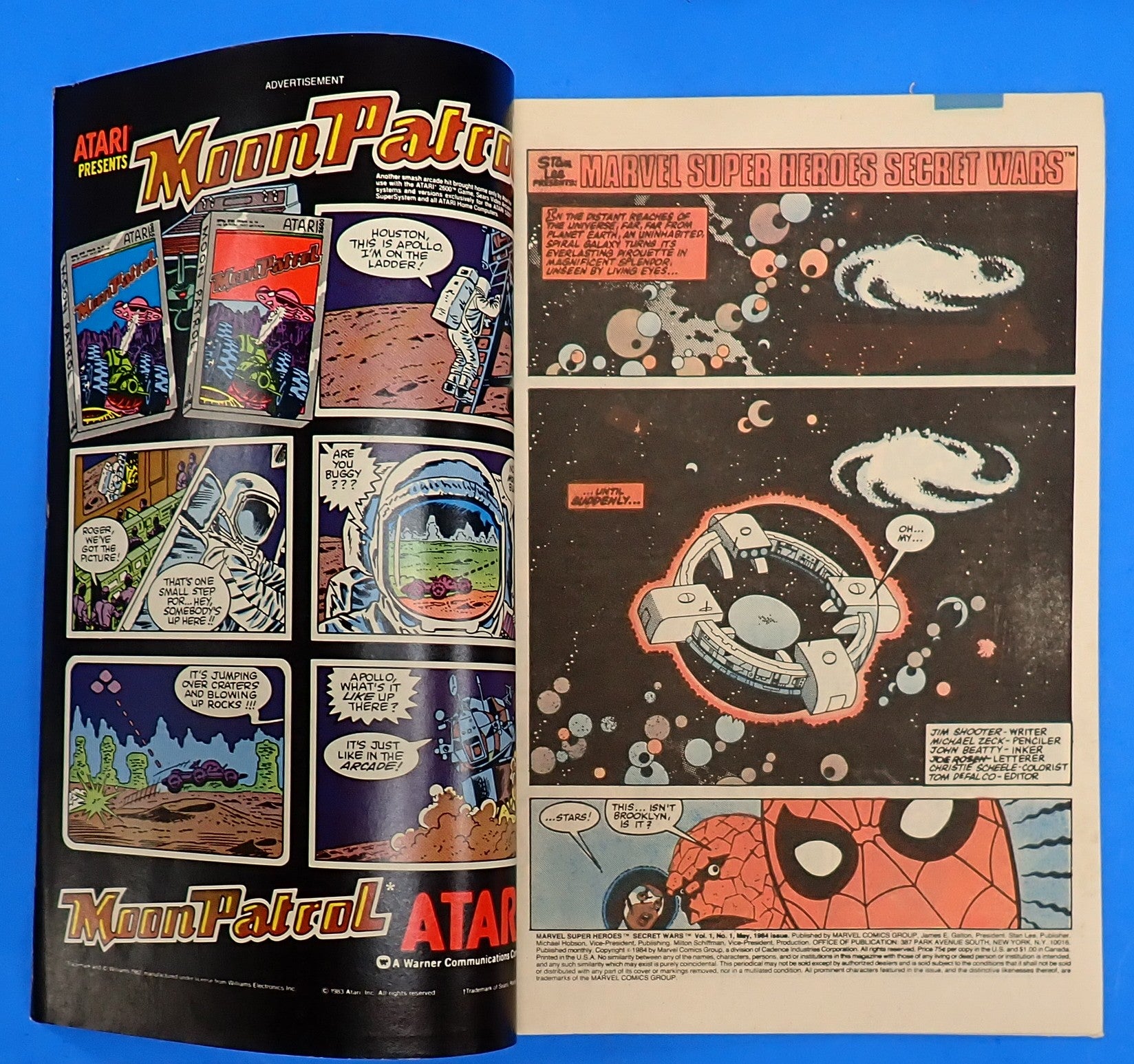 Secret Wars #1 (1962) - VG+ (4.5) - 1st Cameo App. Beyonder