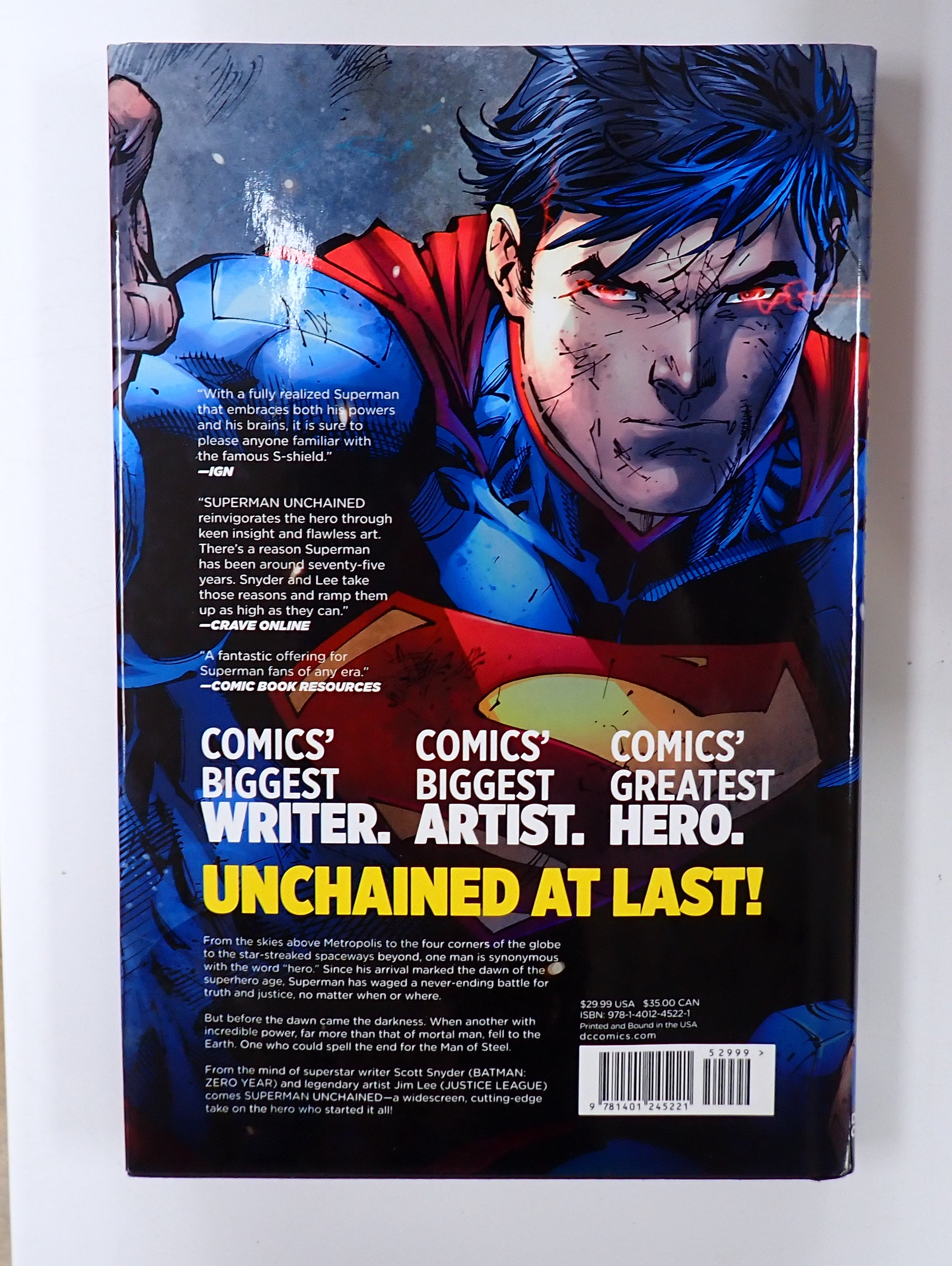 Superman Unchained HC [Pre-Owned]
