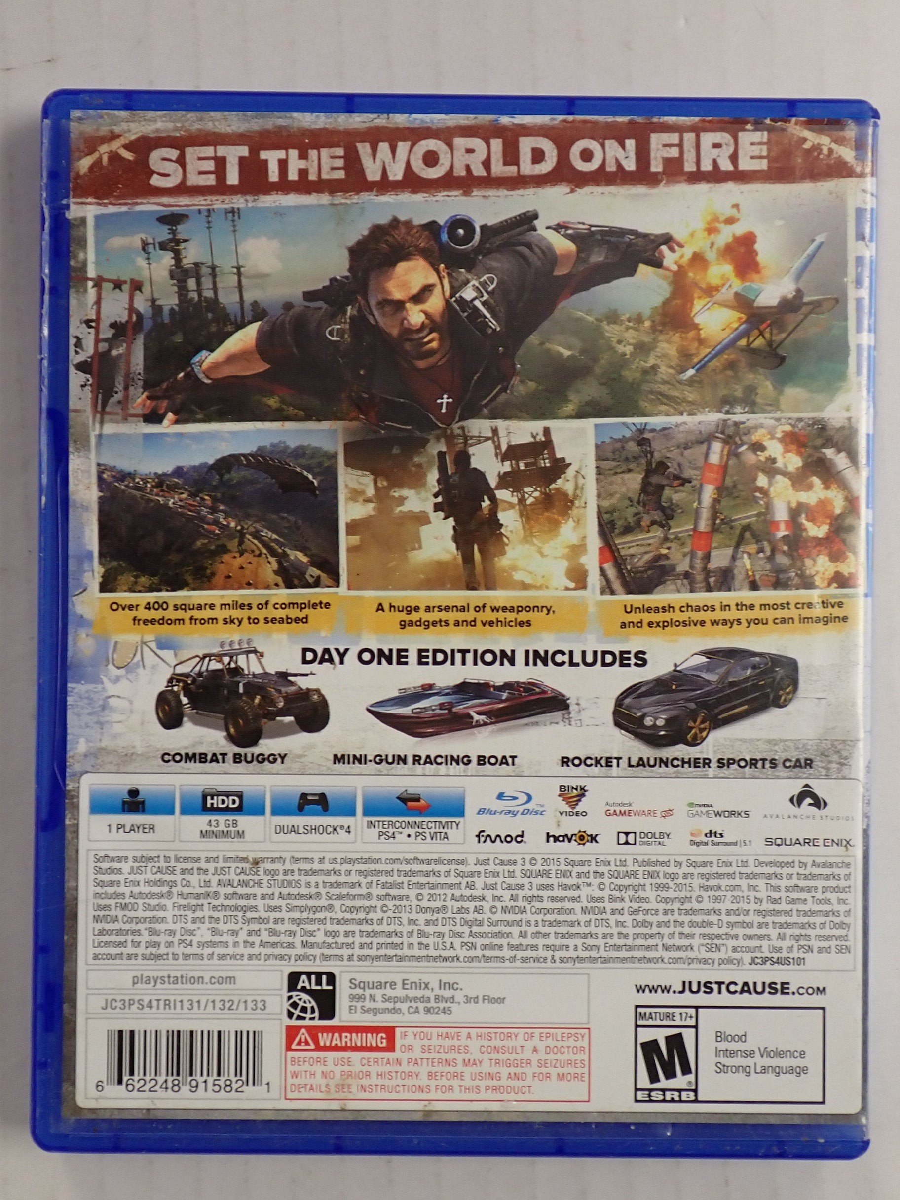 Just Cause 3 Day One Edition - PS4