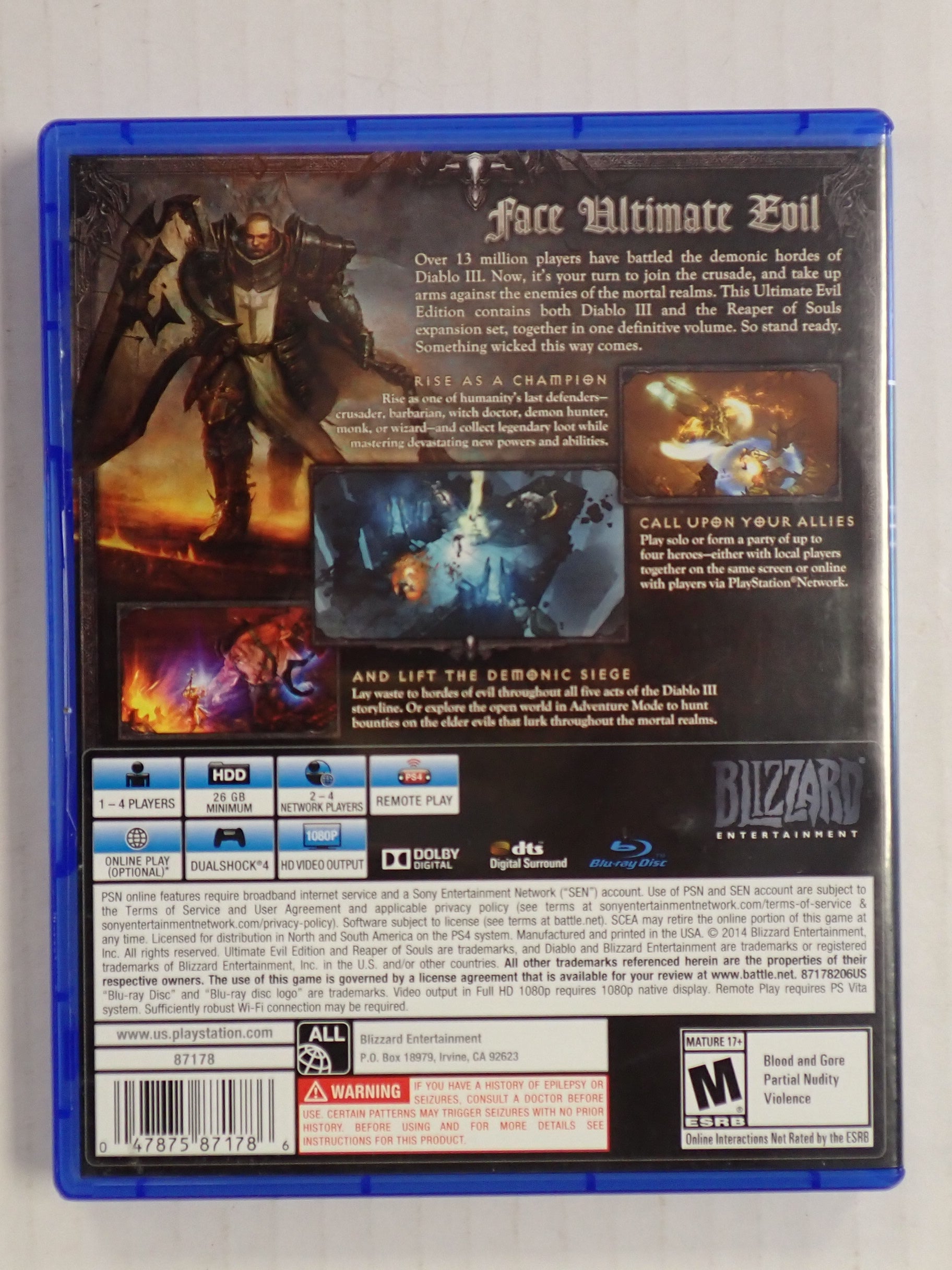 Diablo III Reaper of Souls - PS4