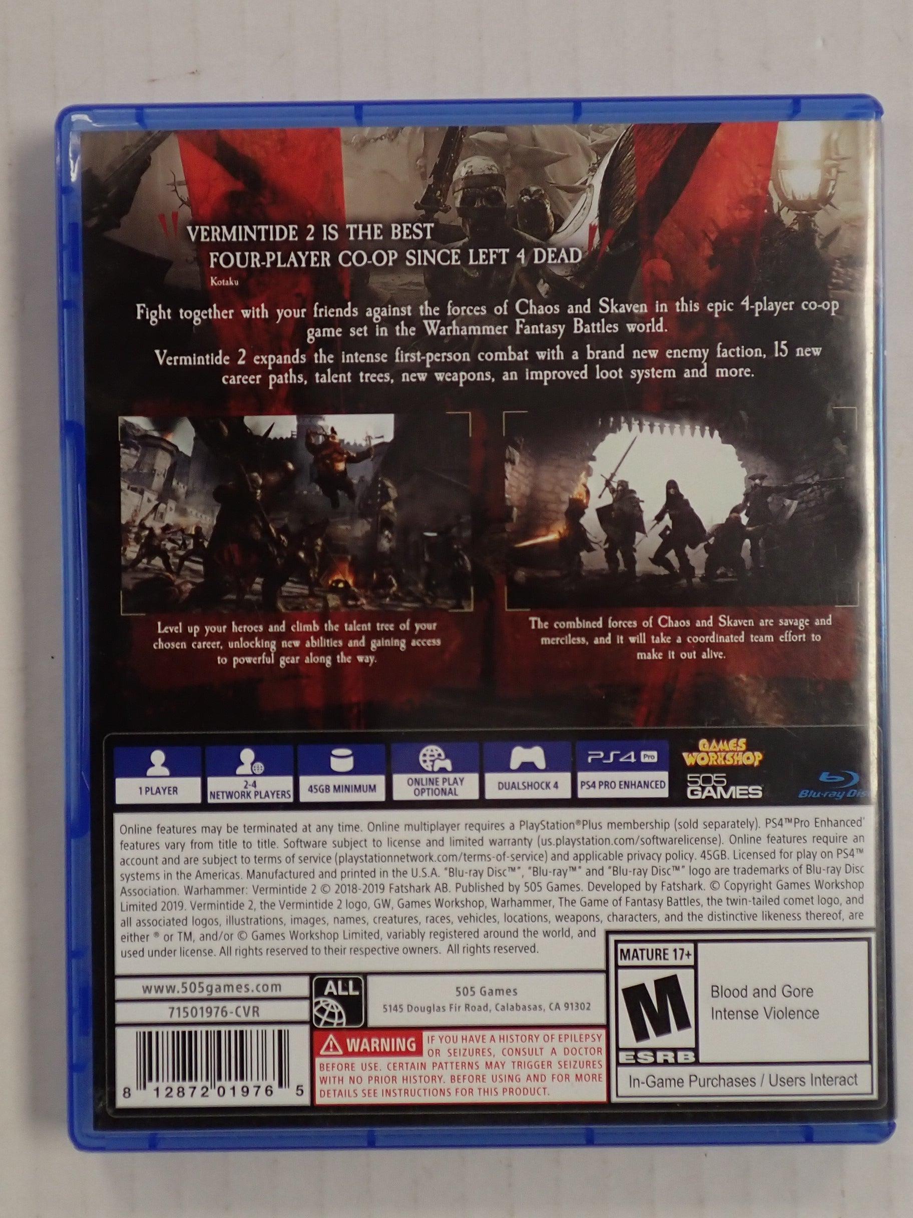 Warhammer Vermintide Deluxe Edition - PS4