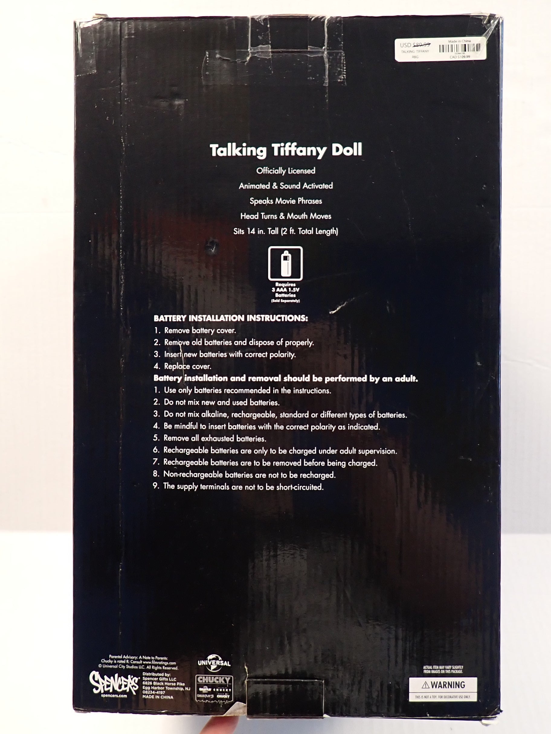 Tiffany Talking Dolls [Spencers] - Child's Play [Pre-Owned]