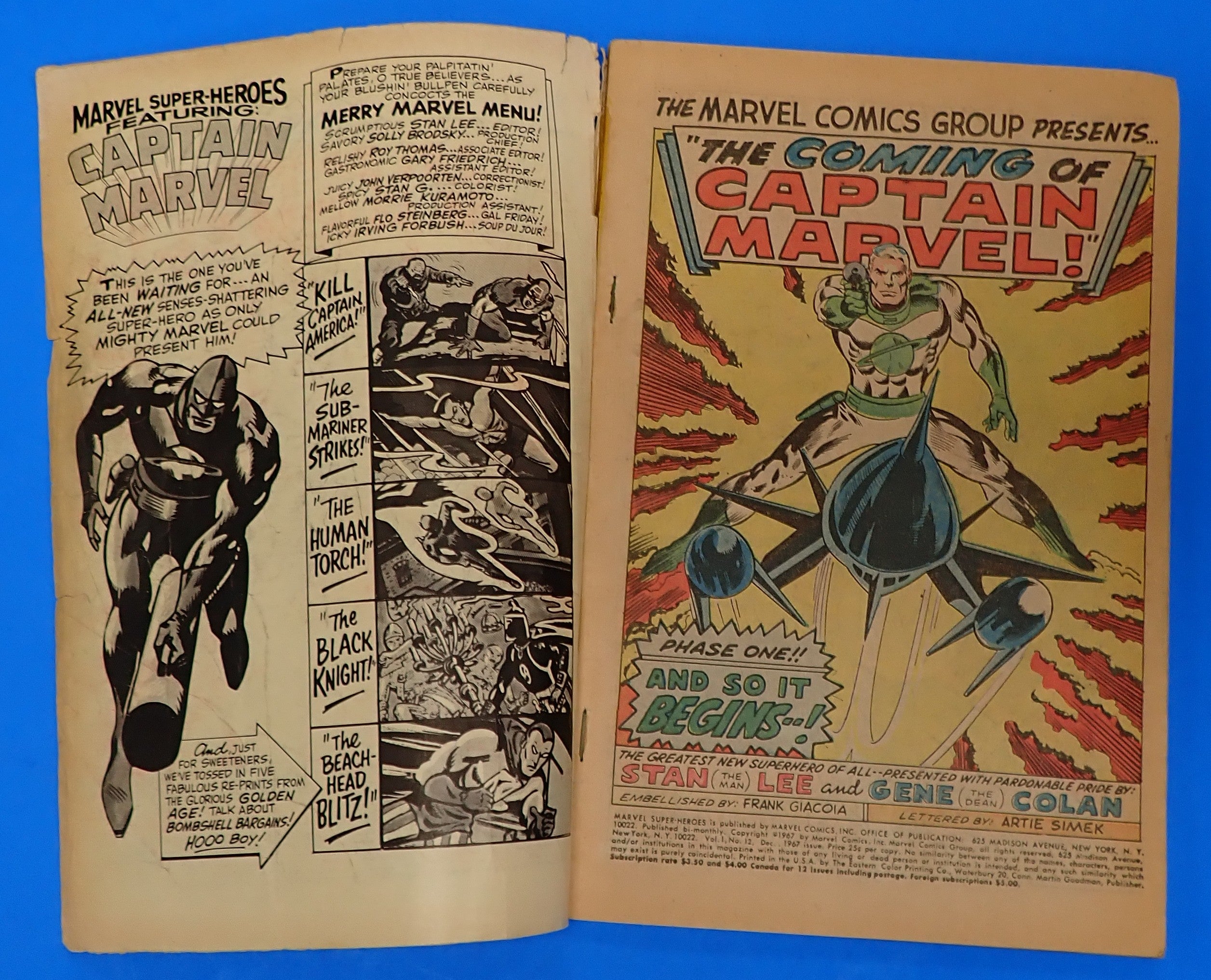 Marvel Super Heroes #12 (1967) - Fa/G (1.5)