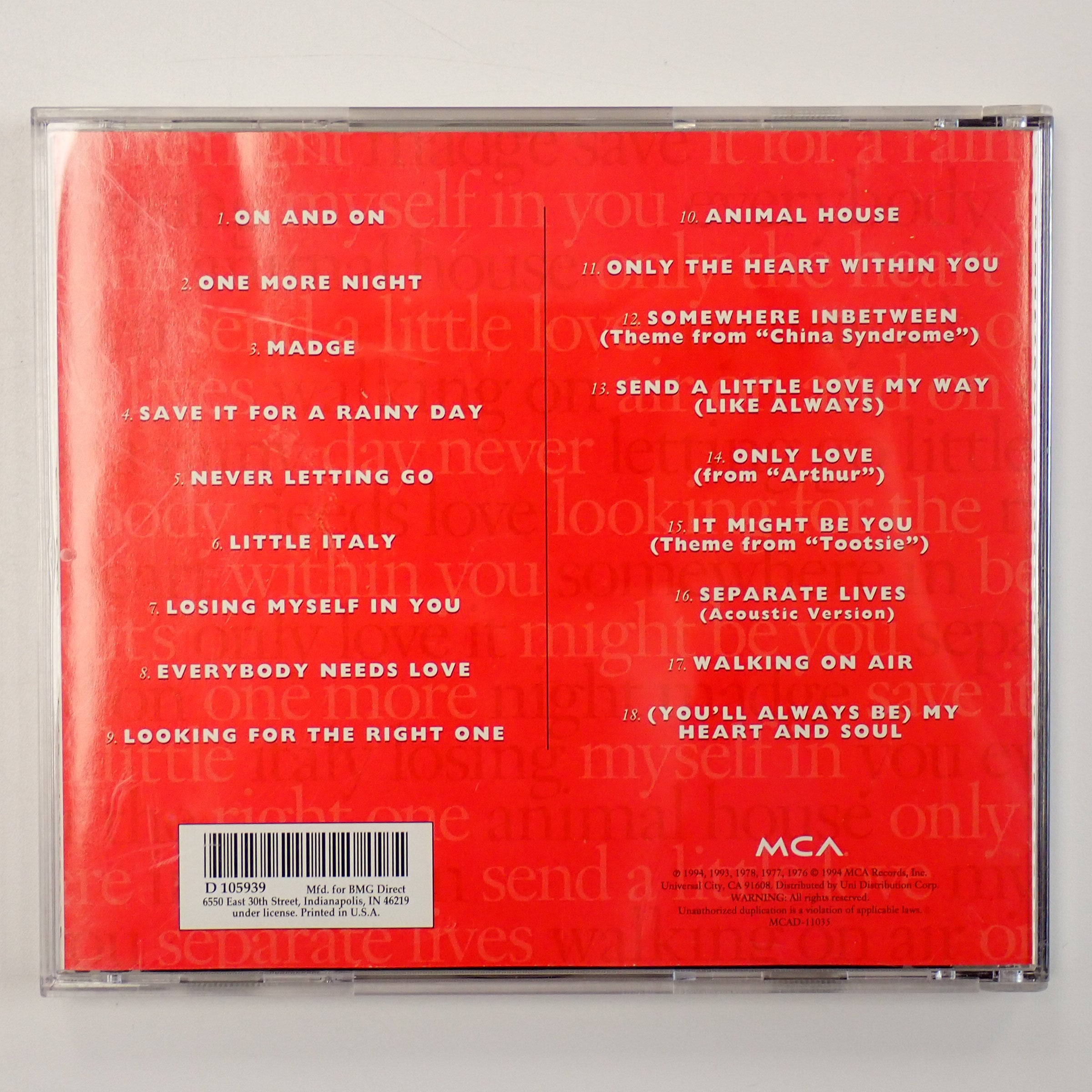 The Hits of Stephen Bishop - CD