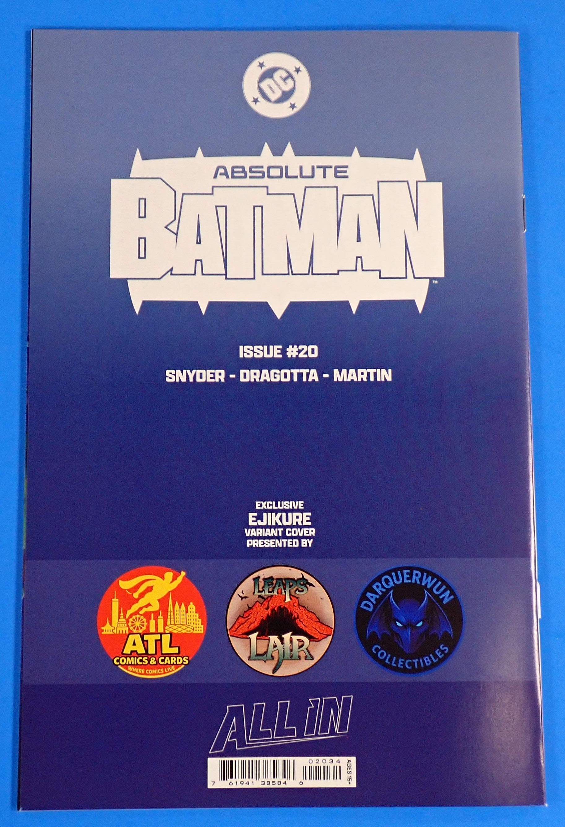 Absolute Batman #20 (2026) NM - Ejikure Variant