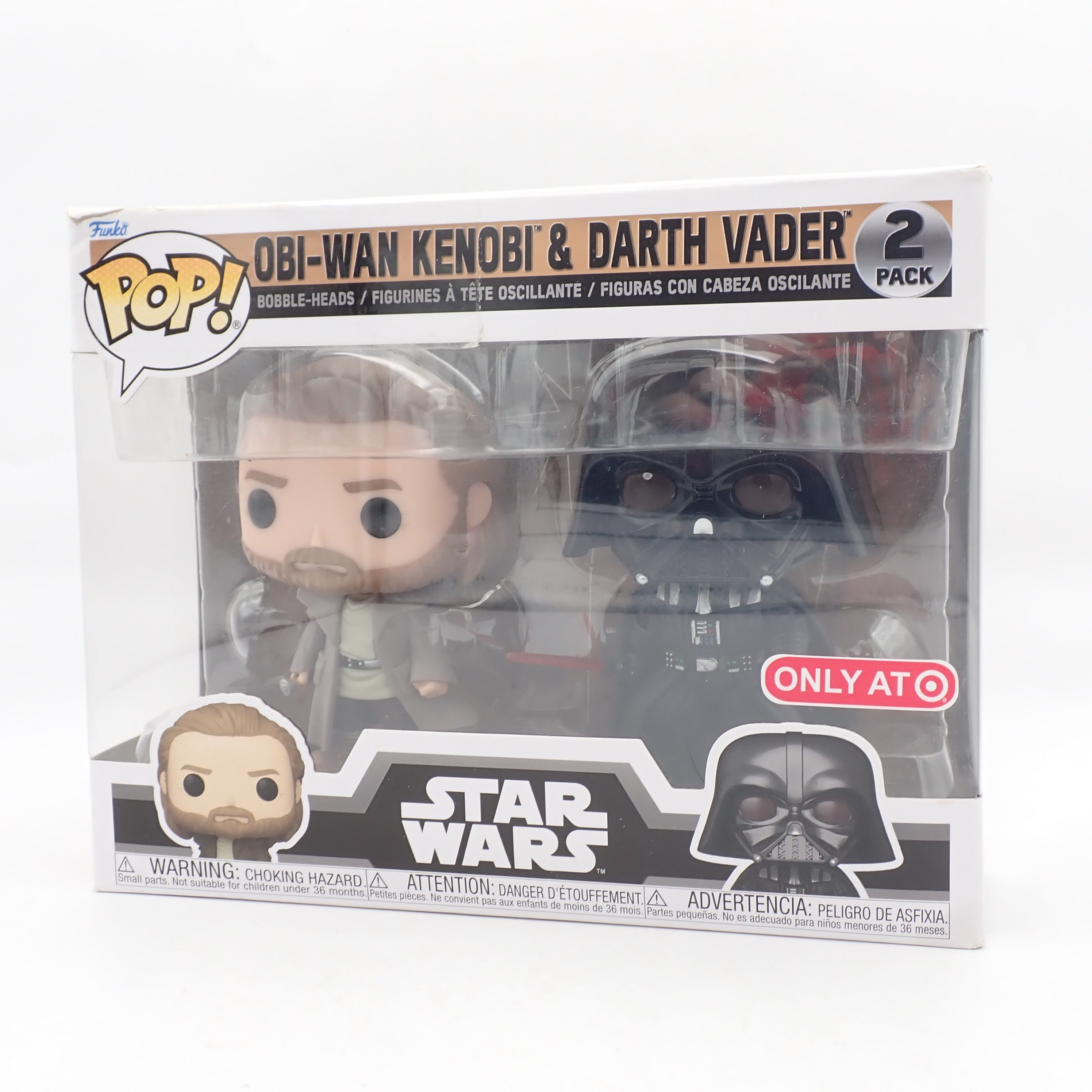 Obi-wan Kenobi & Darth Vader (2 Pack)