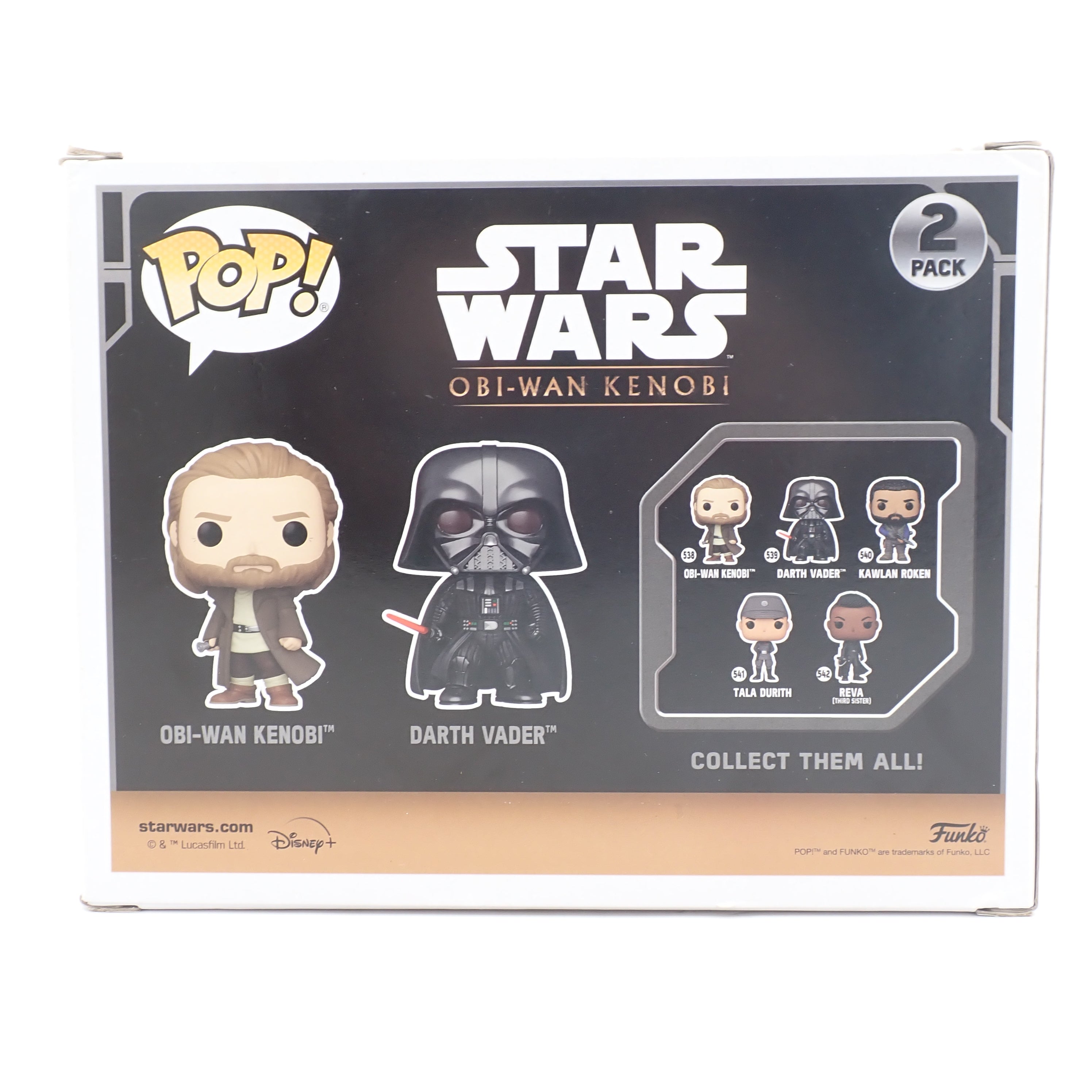 Obi-wan Kenobi & Darth Vader (2 Pack)