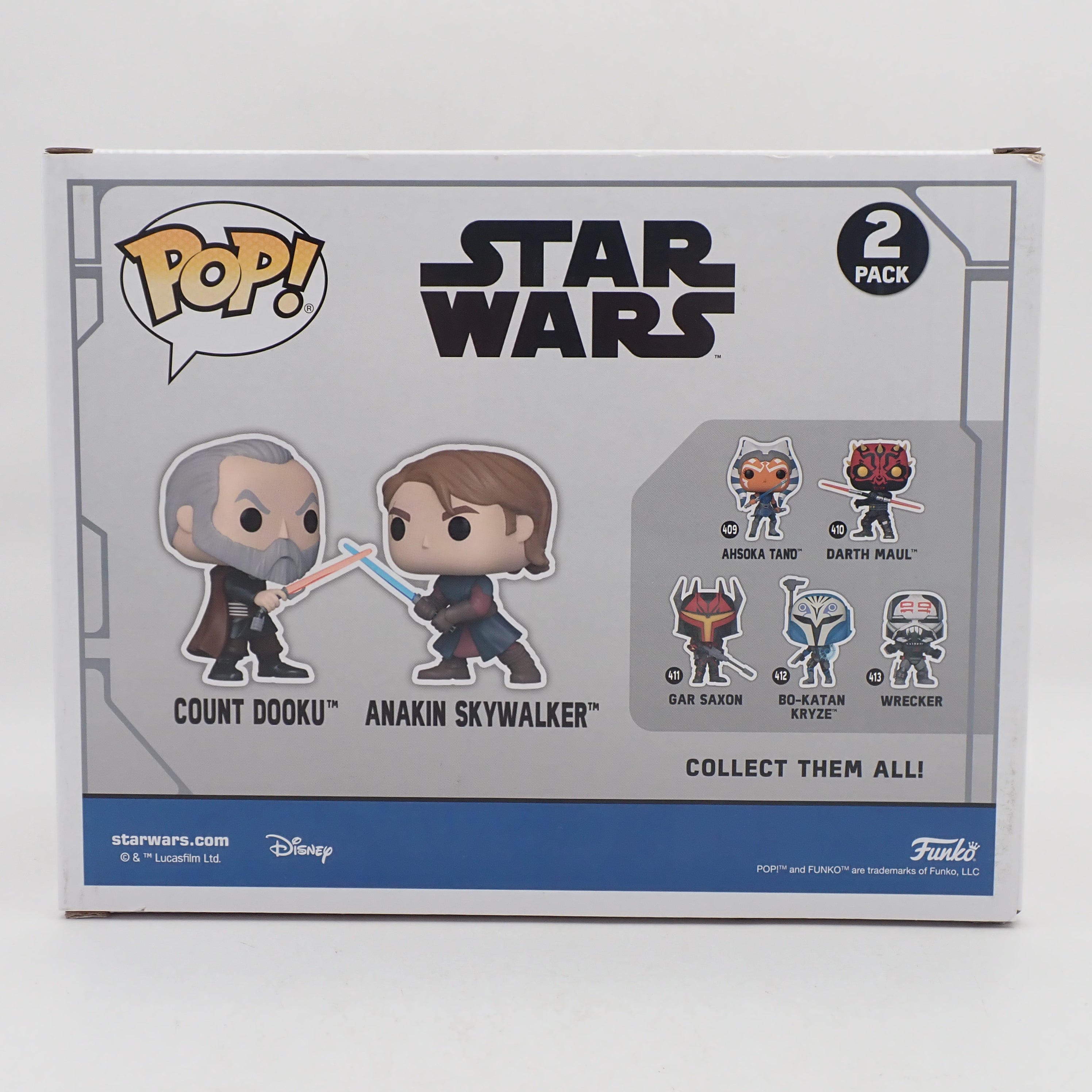 Count Dooku vs Anakin Skywalker (2 Pack)