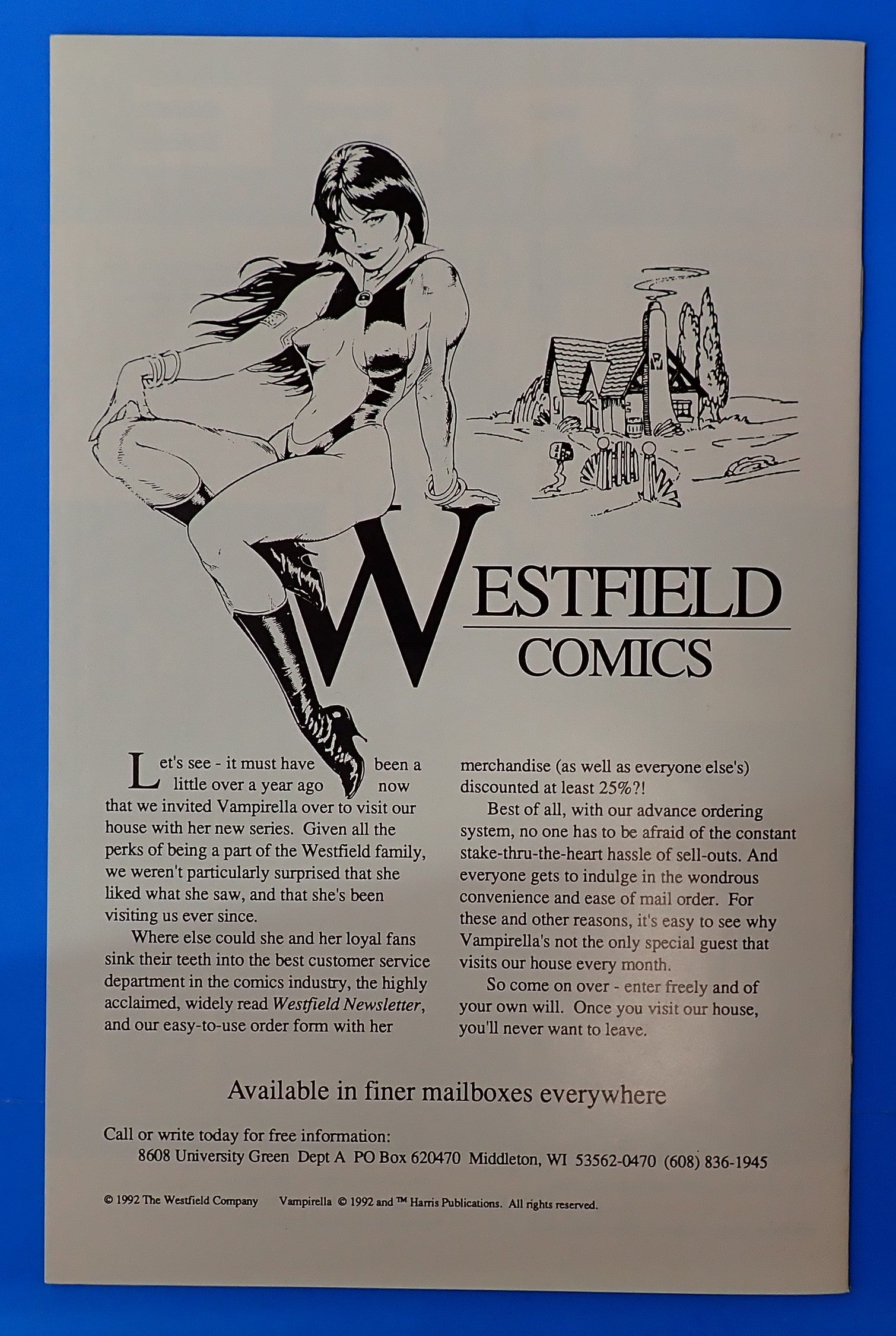 Vampirella #2 (1993) - VF/NM- (9.0-9.2) - Adam Hughes Cover