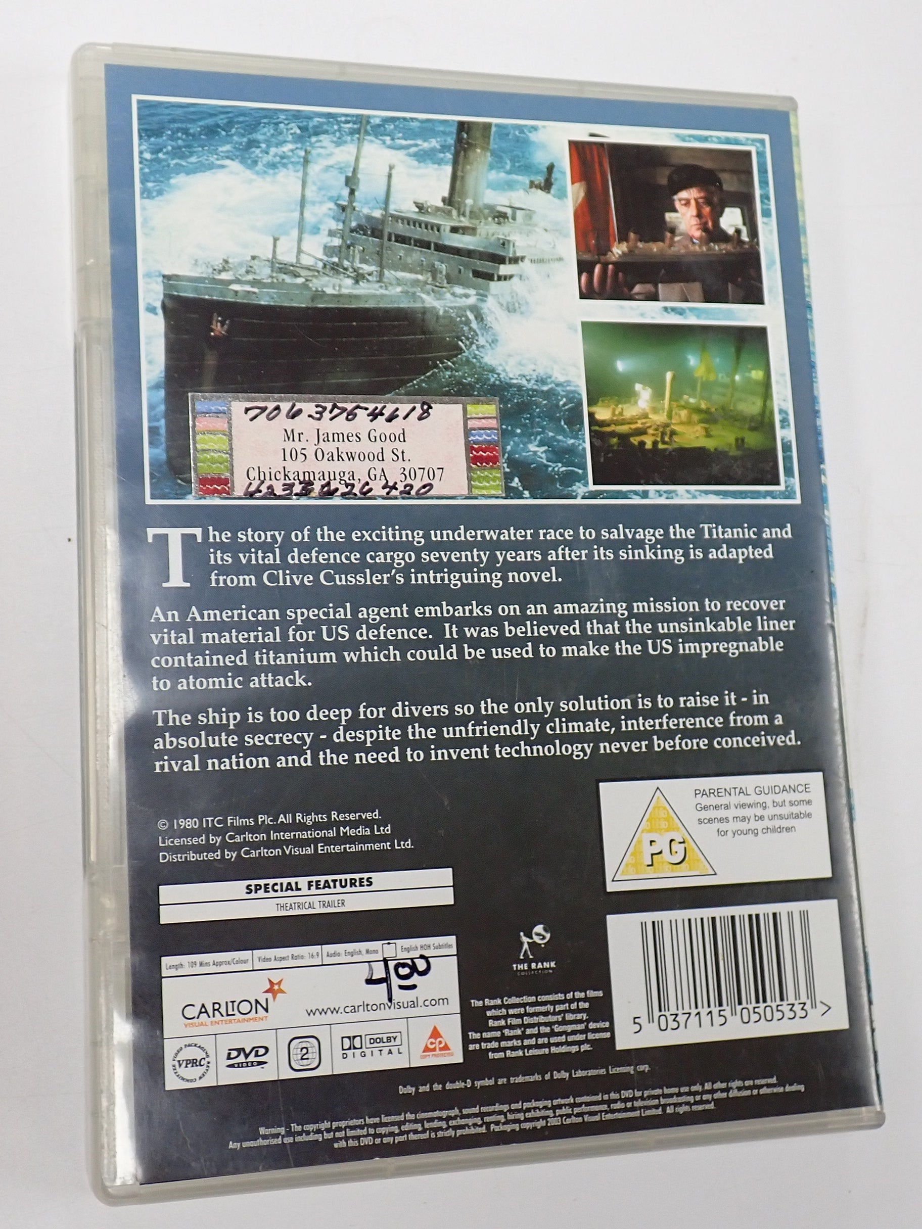 Raise the Titanic - DVD [Pre-Owned]