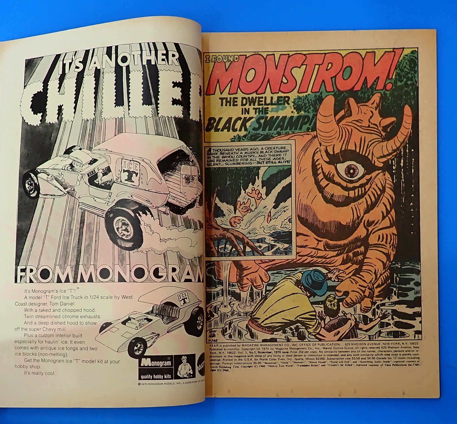 Fear #1 (1970) - FN+/VF  (6.5-7.0) - Premiere Issue