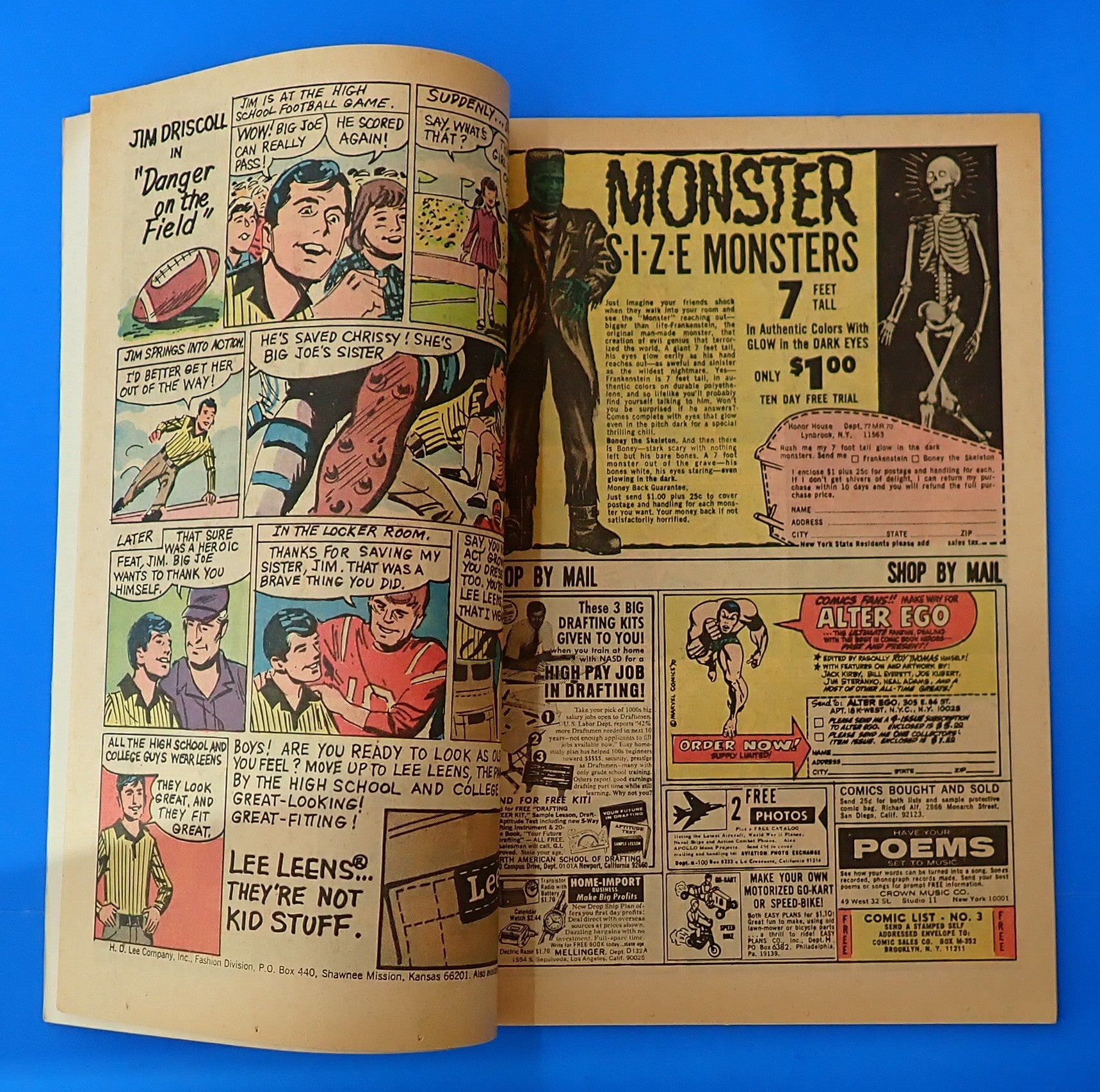Fear #1 (1970) - FN+/VF  (6.5-7.0) - Premiere Issue