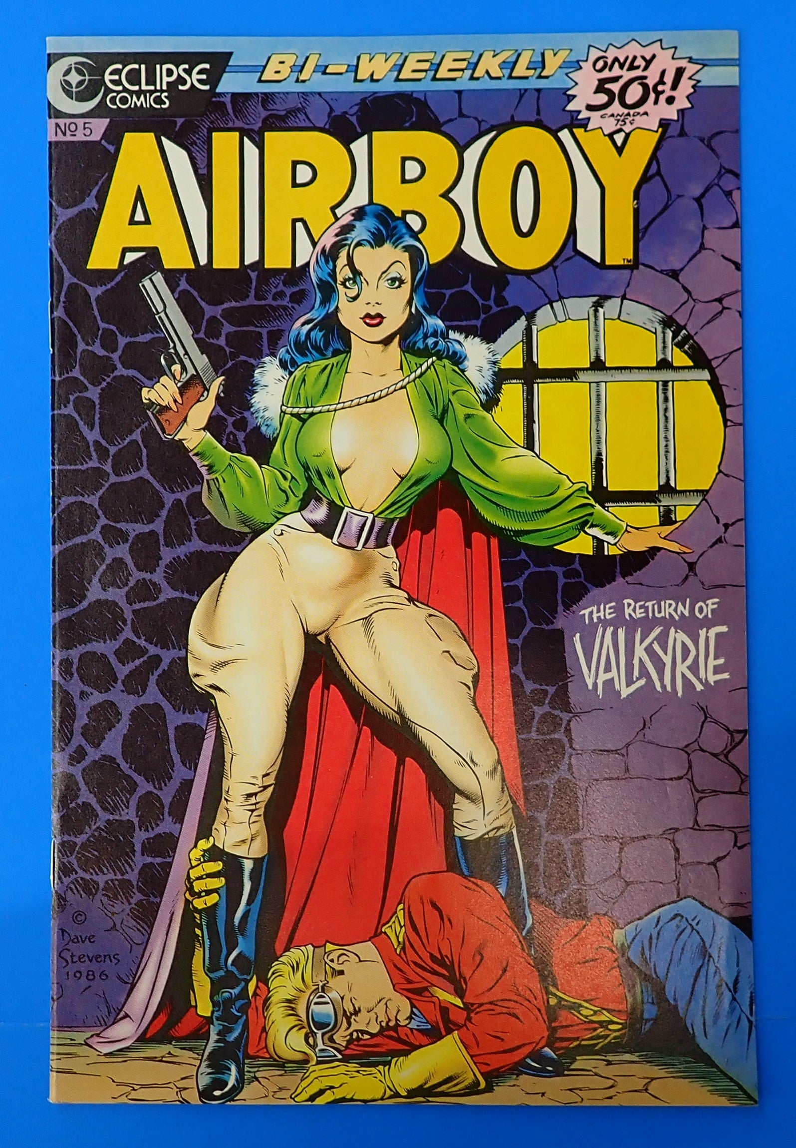 Airboy #5 (1986) - NM- (9.2+) - Dave Stevens Cover