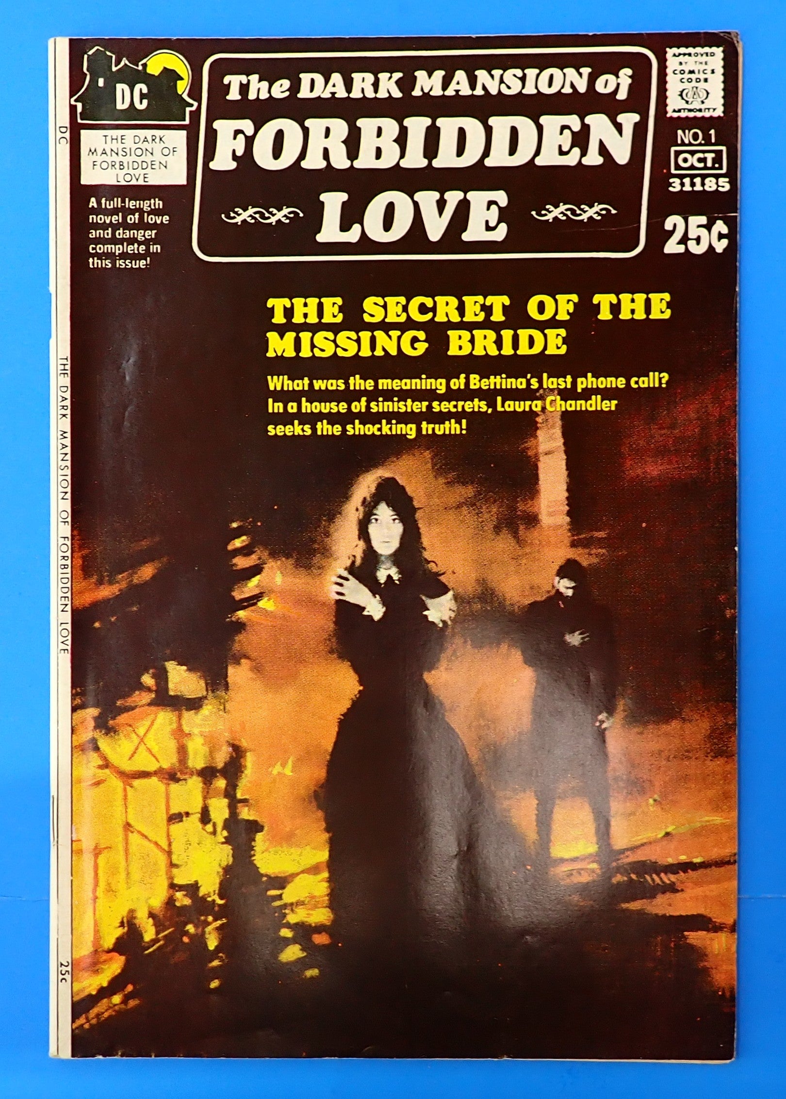Dark Mansion of Forbidden Love #1 (1971) - FN/VF (7.0) - Features Wes Craven Story