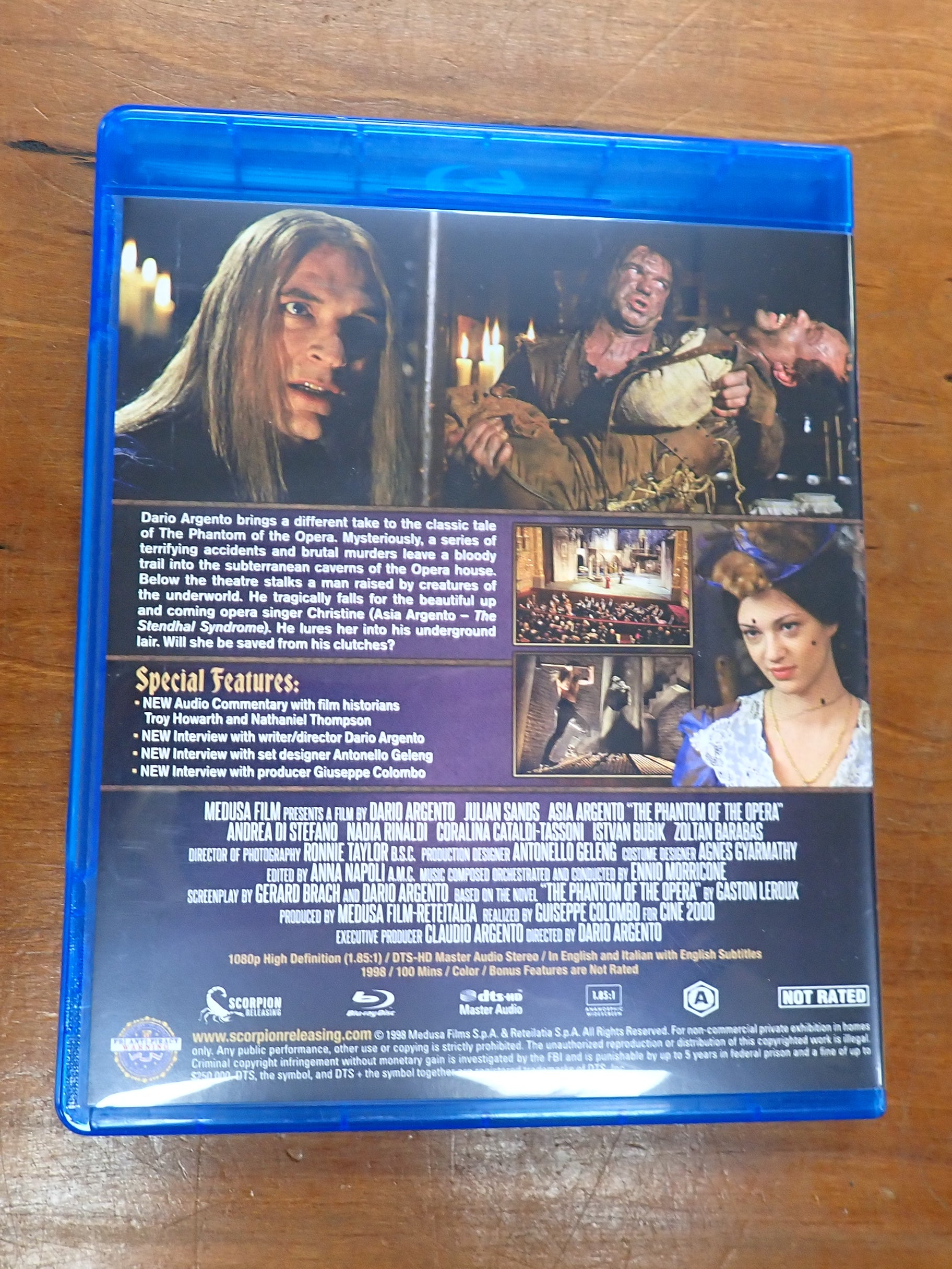 The Phantom of the Opera (1998) - Blu-Ray [Pre-Owned]