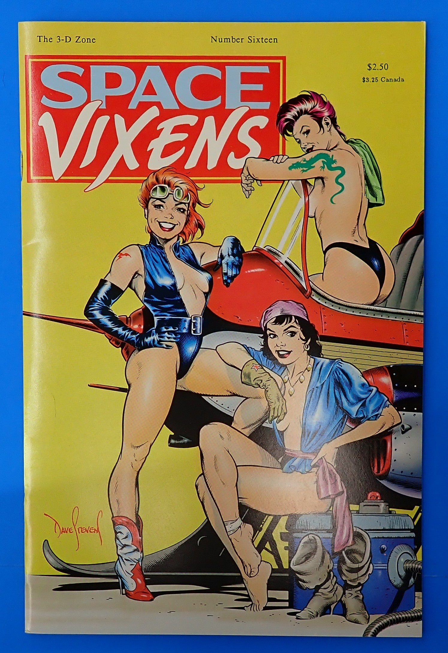 3-D Zone: Space Vixens #16 (1989) - VF+ (8.5) - Dave Stevens Cover