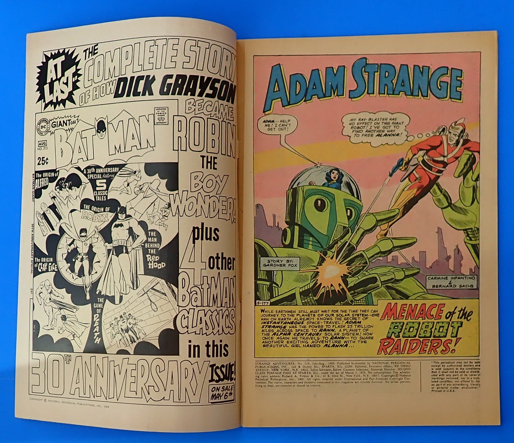 Strange Adventures #219 (1969) - FN (6.0) - Silver Age Issue