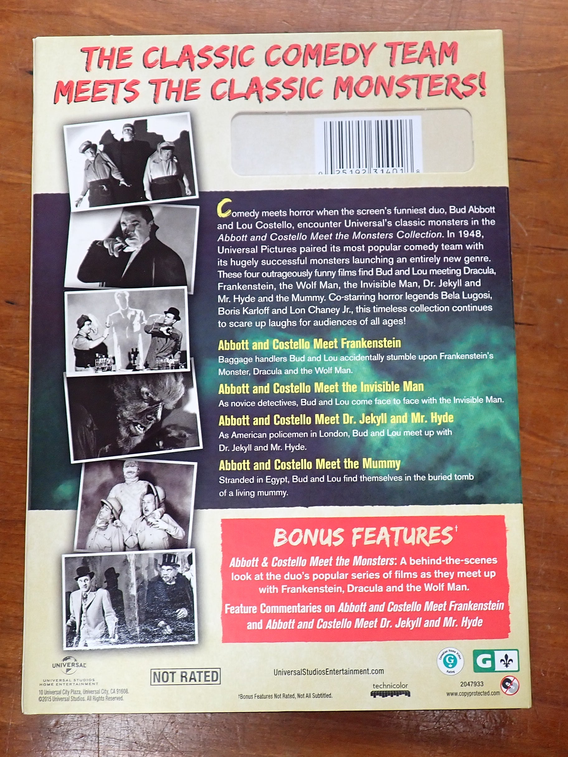 Bud Abbott & Lou Costello: Meet the Monsters Collection - DVD [Pre-Owned]