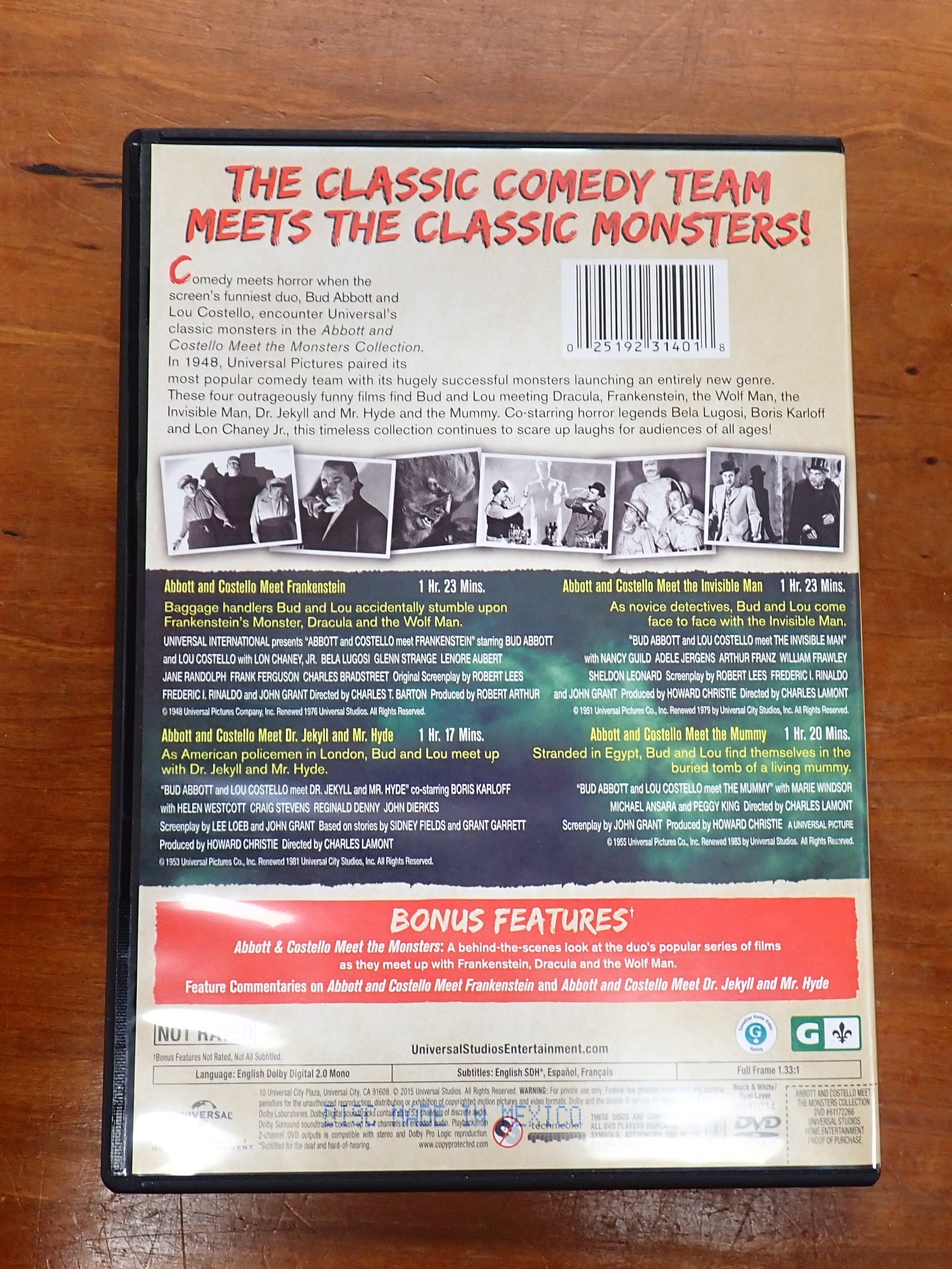 Bud Abbott & Lou Costello: Meet the Monsters Collection - DVD [Pre-Owned]