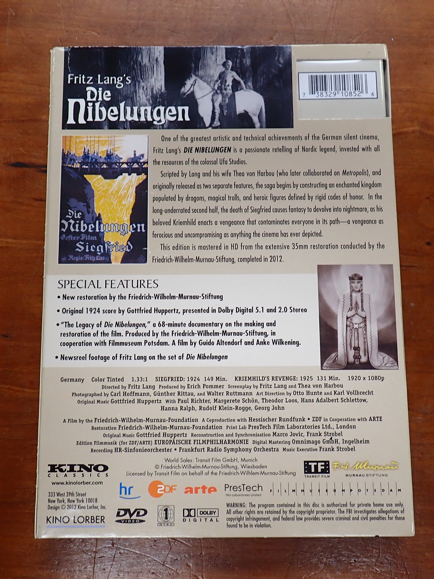 Die Nibelungen - DVD [Pre-Owned]