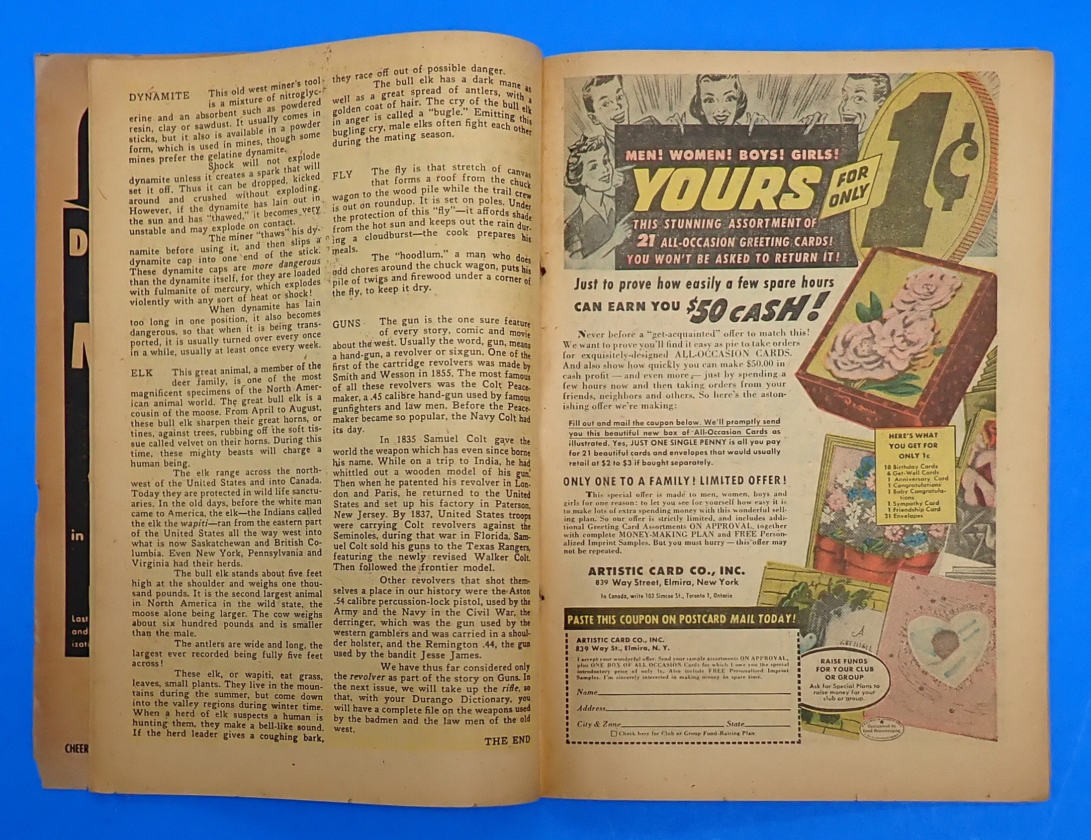 Durango Kid #36 (1955) - VG- (3.5) - Golden Age Western