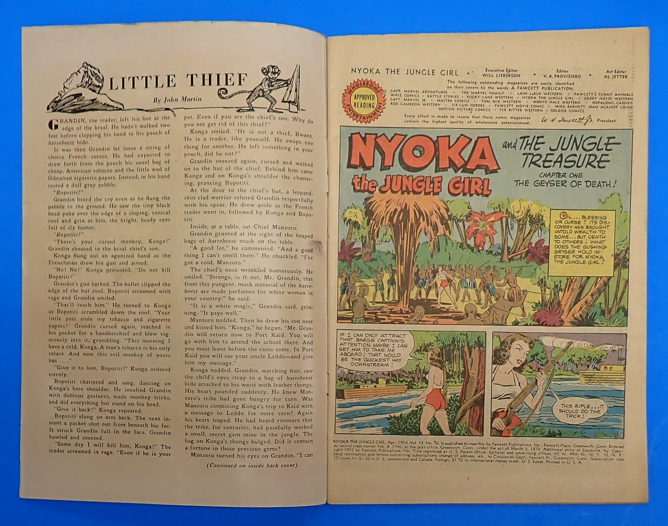 Nyoka the Jungle Girl #76 (1953) - VG/FN (5.0) - Golden Age Action