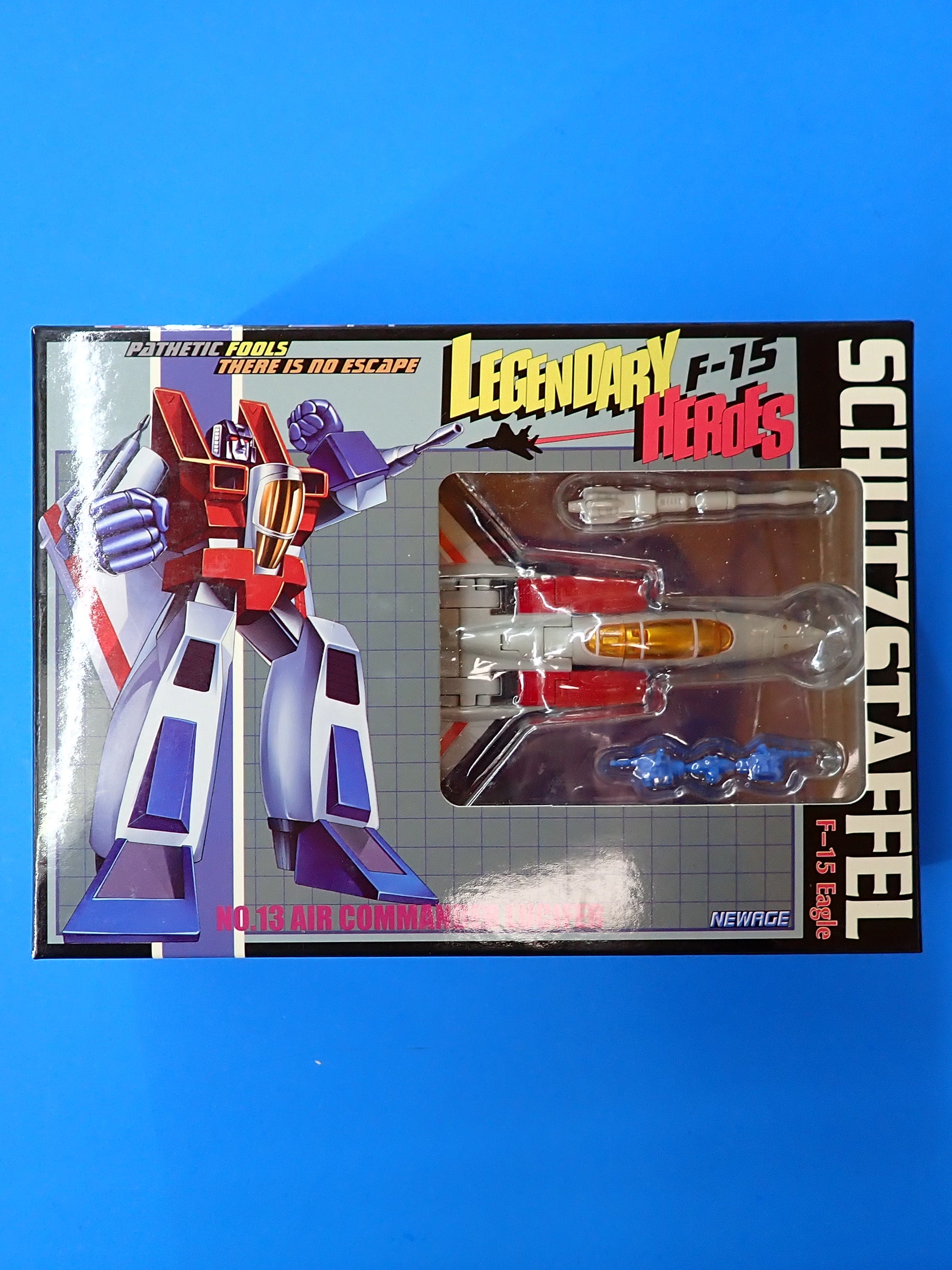 Legendary Heroes F-15 Eagle No.13 Air Commander Lucifer Starscream Schutzstaffel NewAge [Pre-Owned]